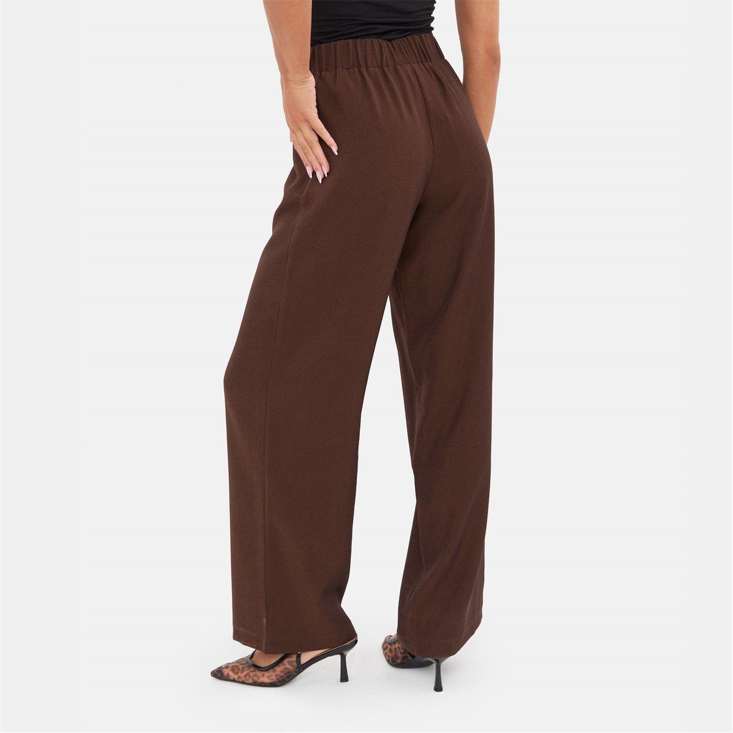Brown - I Saw It First - Straight Leg Trouser - 2