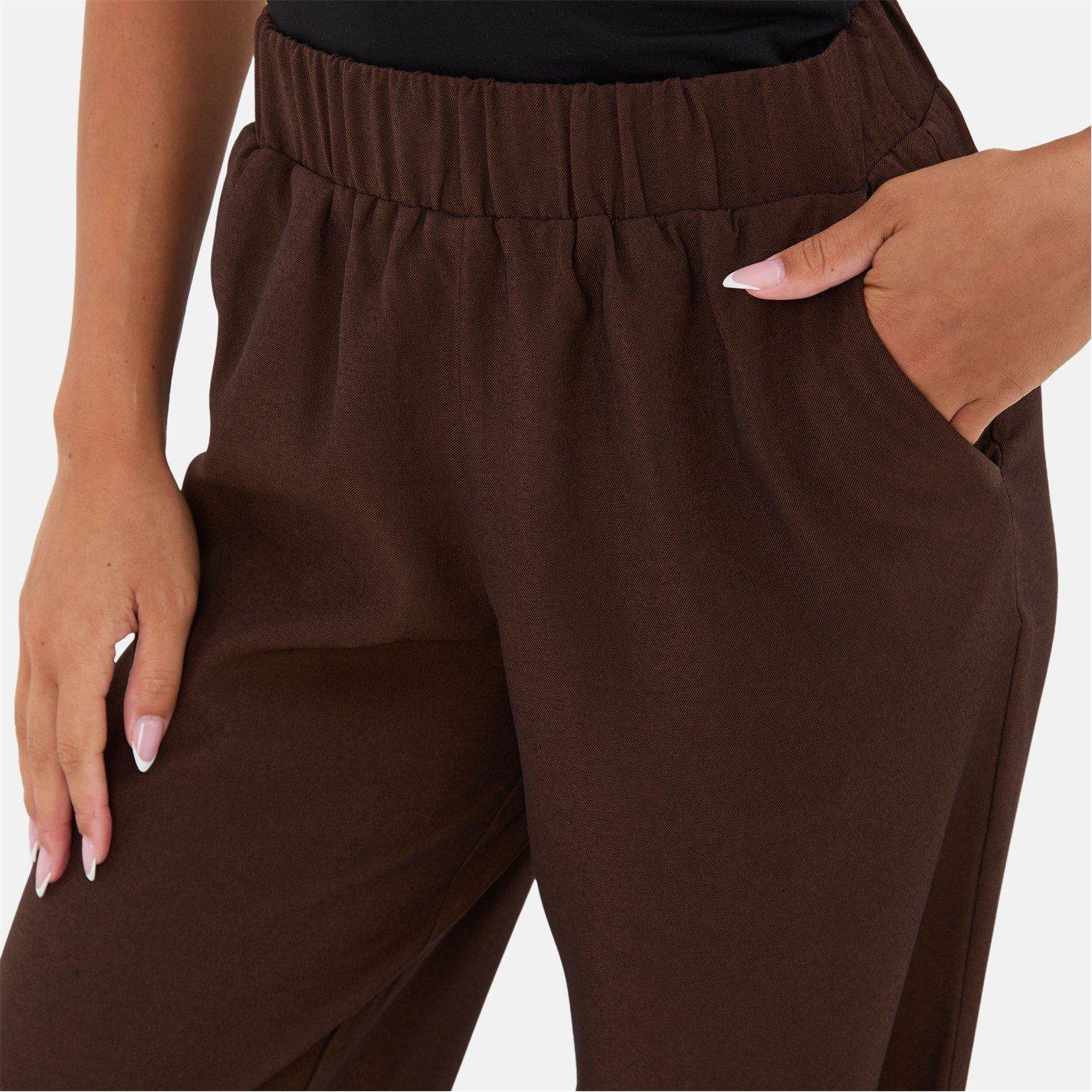 Brown - I Saw It First - Straight Leg Trouser - 3