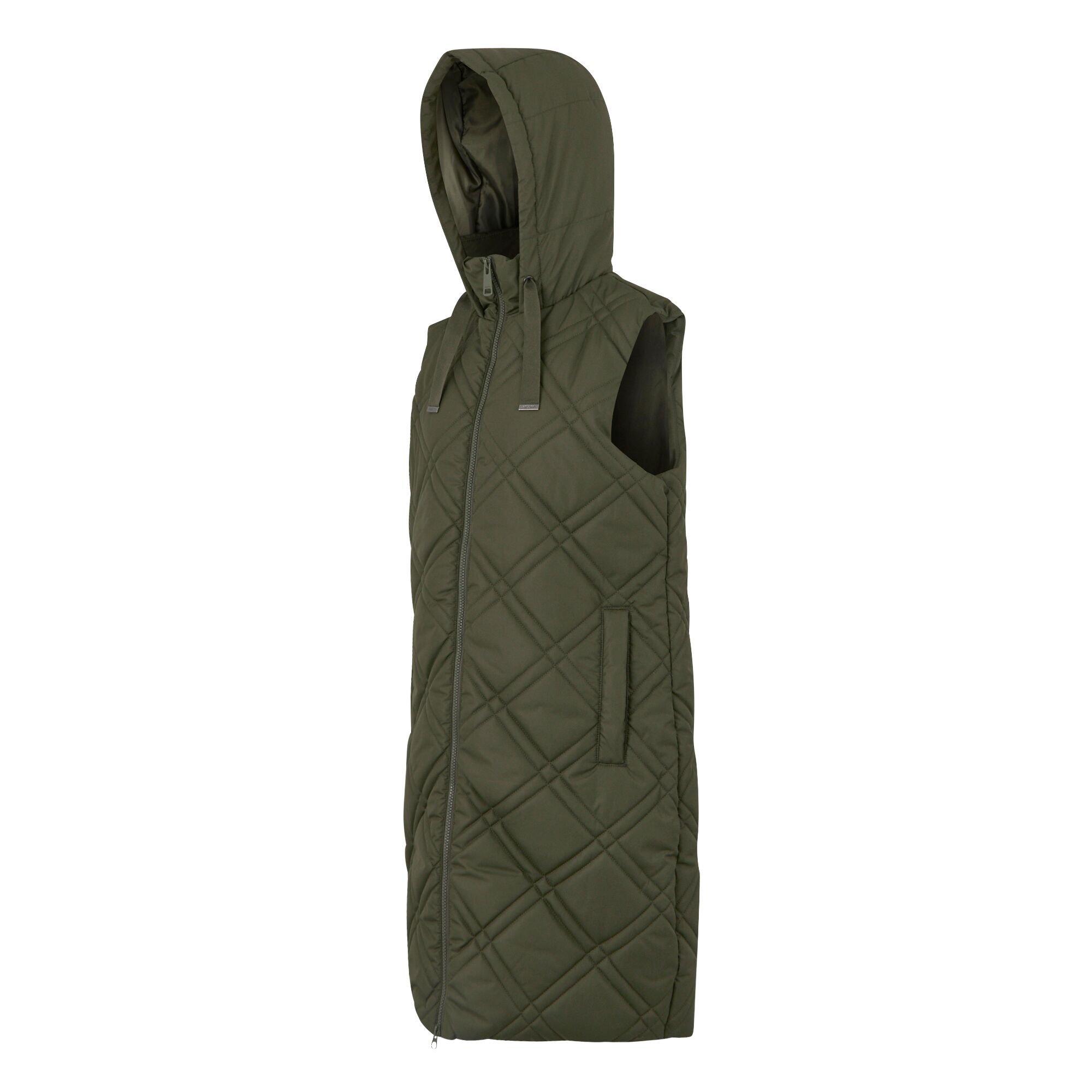 Khaki Green - Regatta - Women's Rurietta Longline Sleeveless Warmloft Gilet - 11