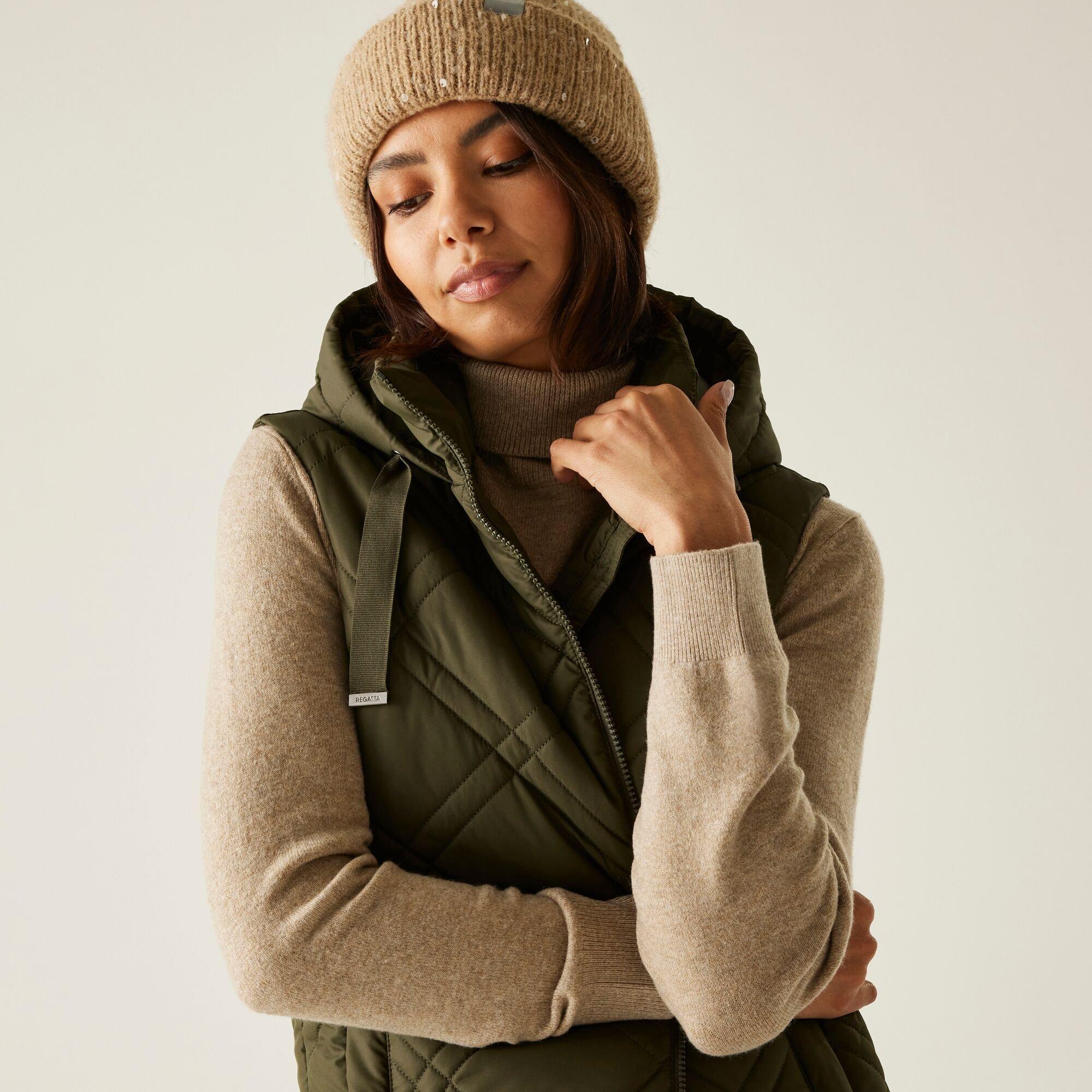 Khaki Green - Regatta - Women's Rurietta Longline Sleeveless Warmloft Gilet - 5
