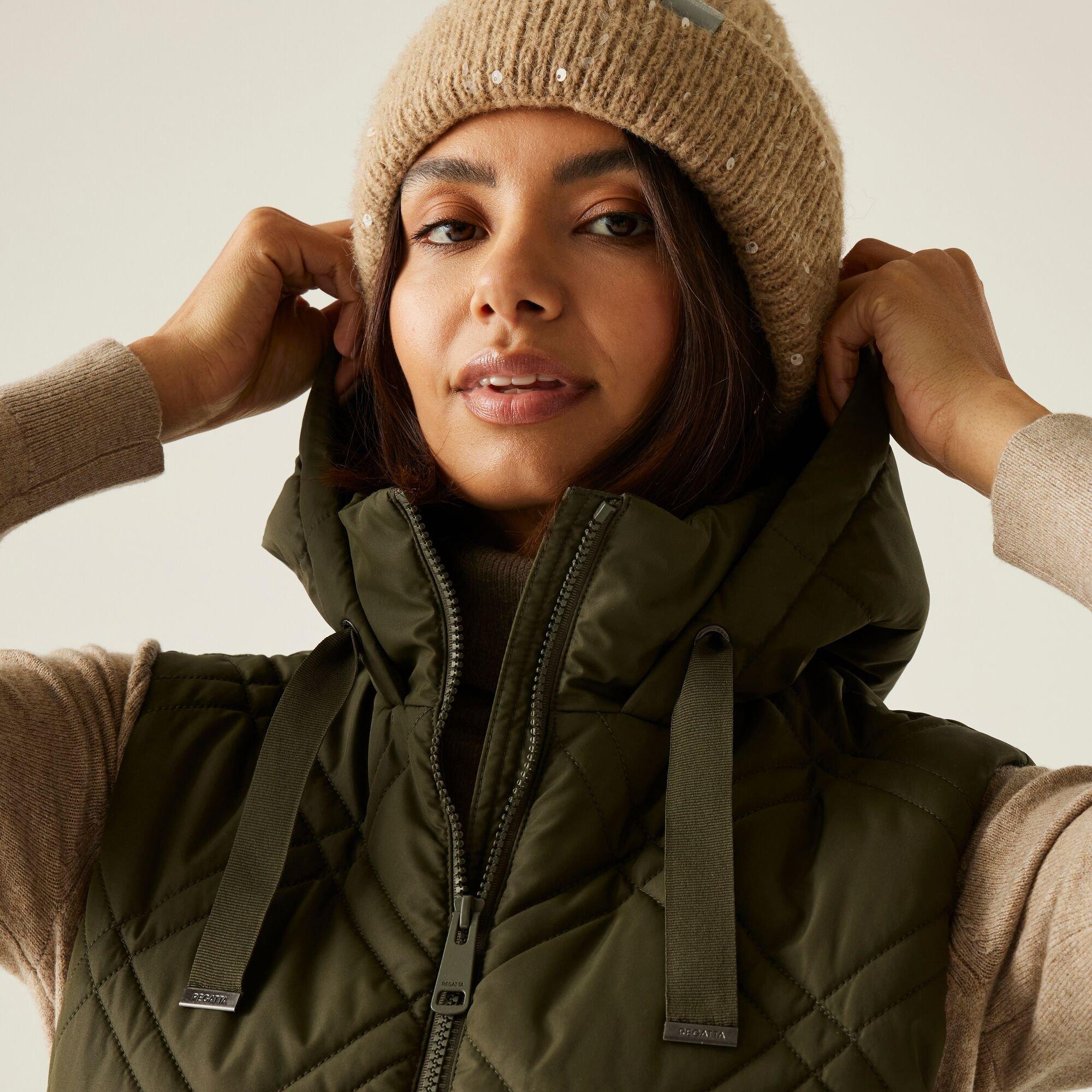 Khaki Green - Regatta - Women's Rurietta Longline Sleeveless Warmloft Gilet - 6