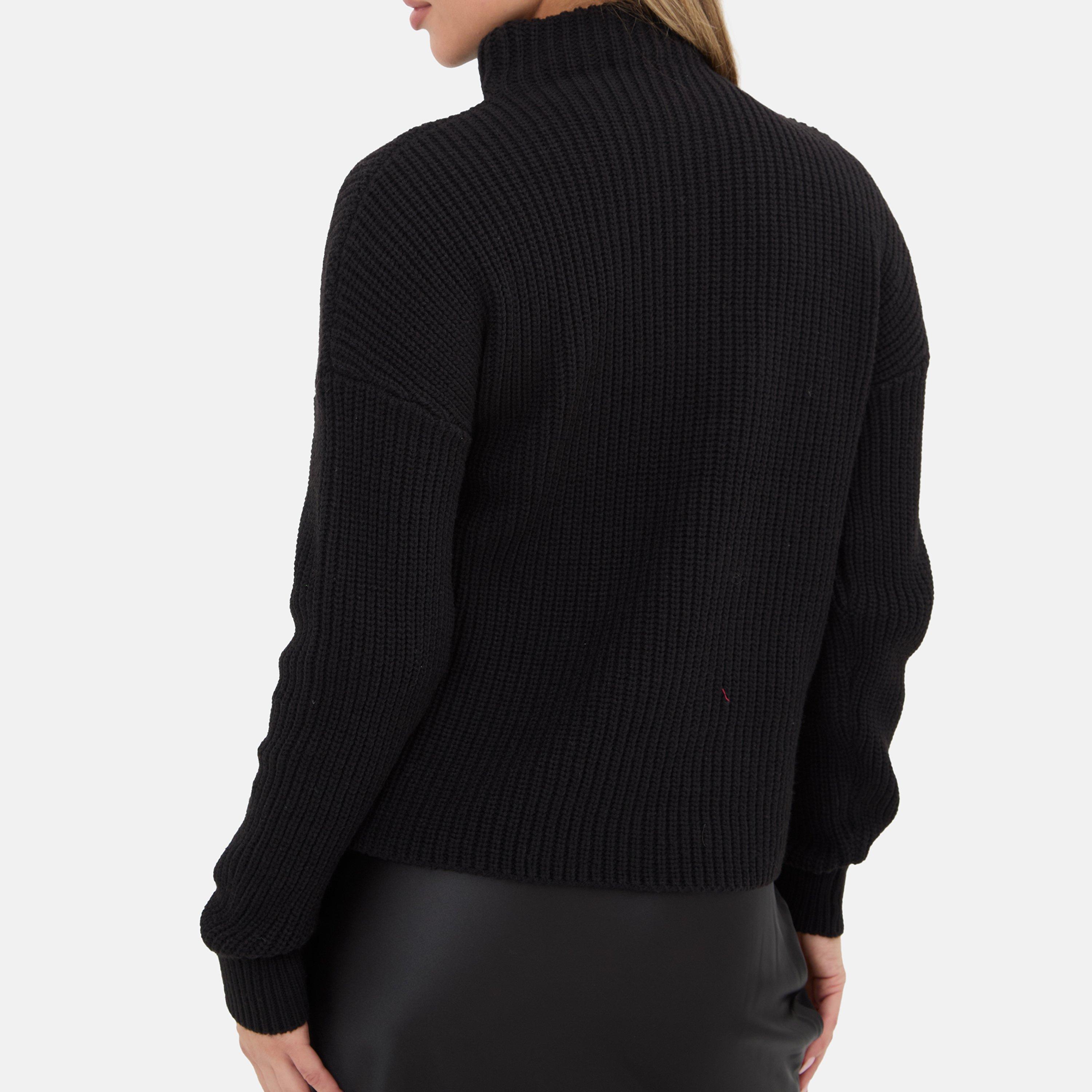 Noir - I Saw It First - High Neck Knit Jumper - 2