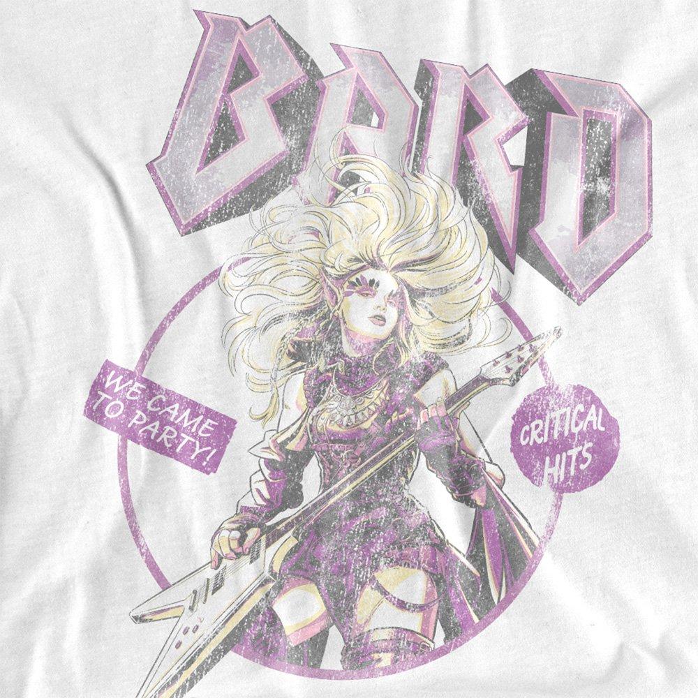 White - Hasbro - Dungeons Dragons Bard Glam Rock Tour T-Shirt Whit - 2