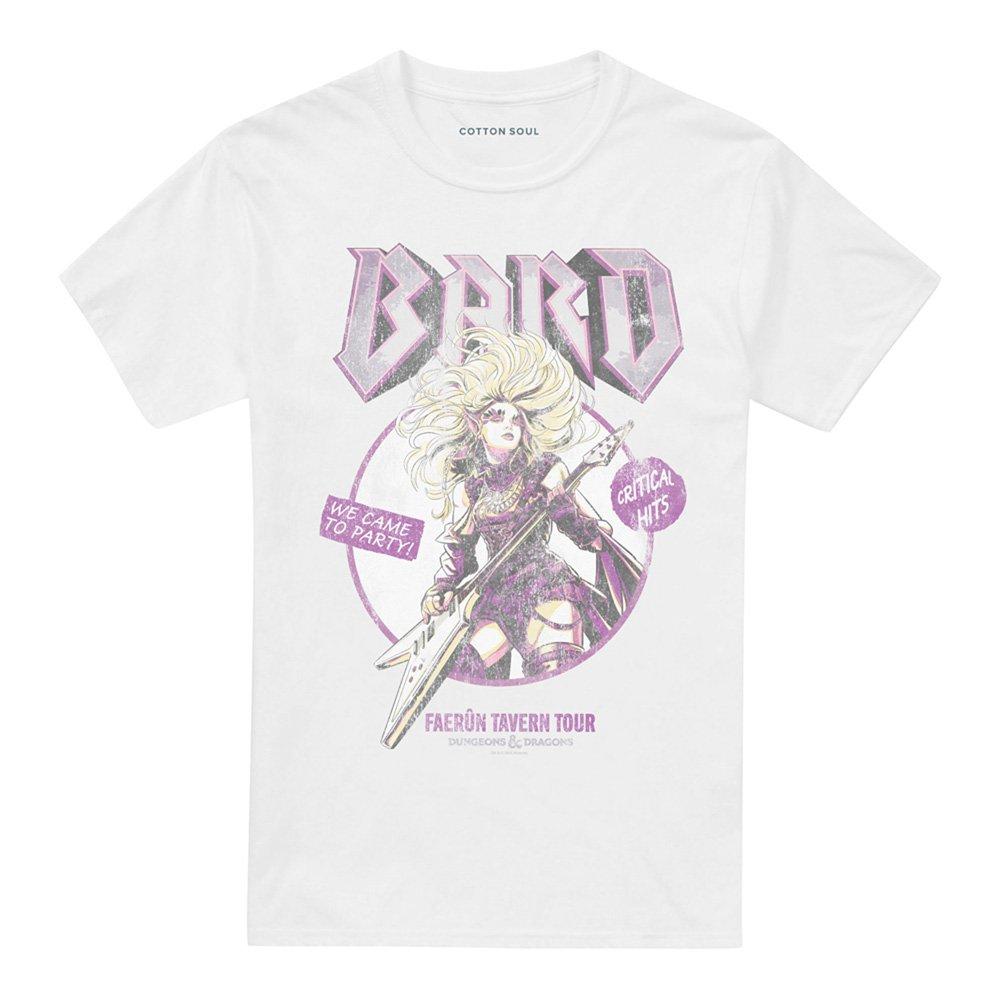 White - Hasbro - Dungeons Dragons Bard Glam Rock Tour T-Shirt Whit - 4