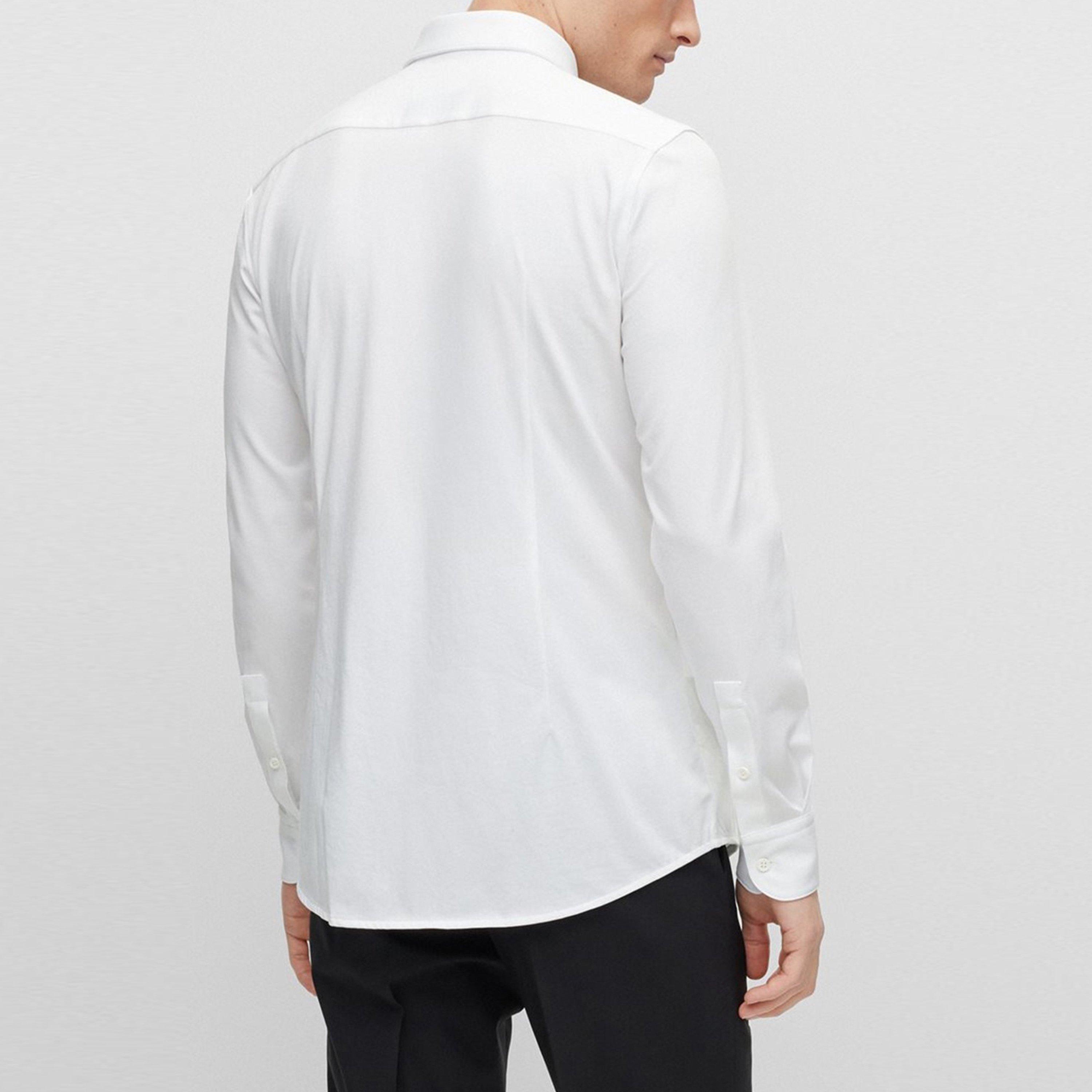 White - Boss - Hank Kent Slim Fit Shirt - 2