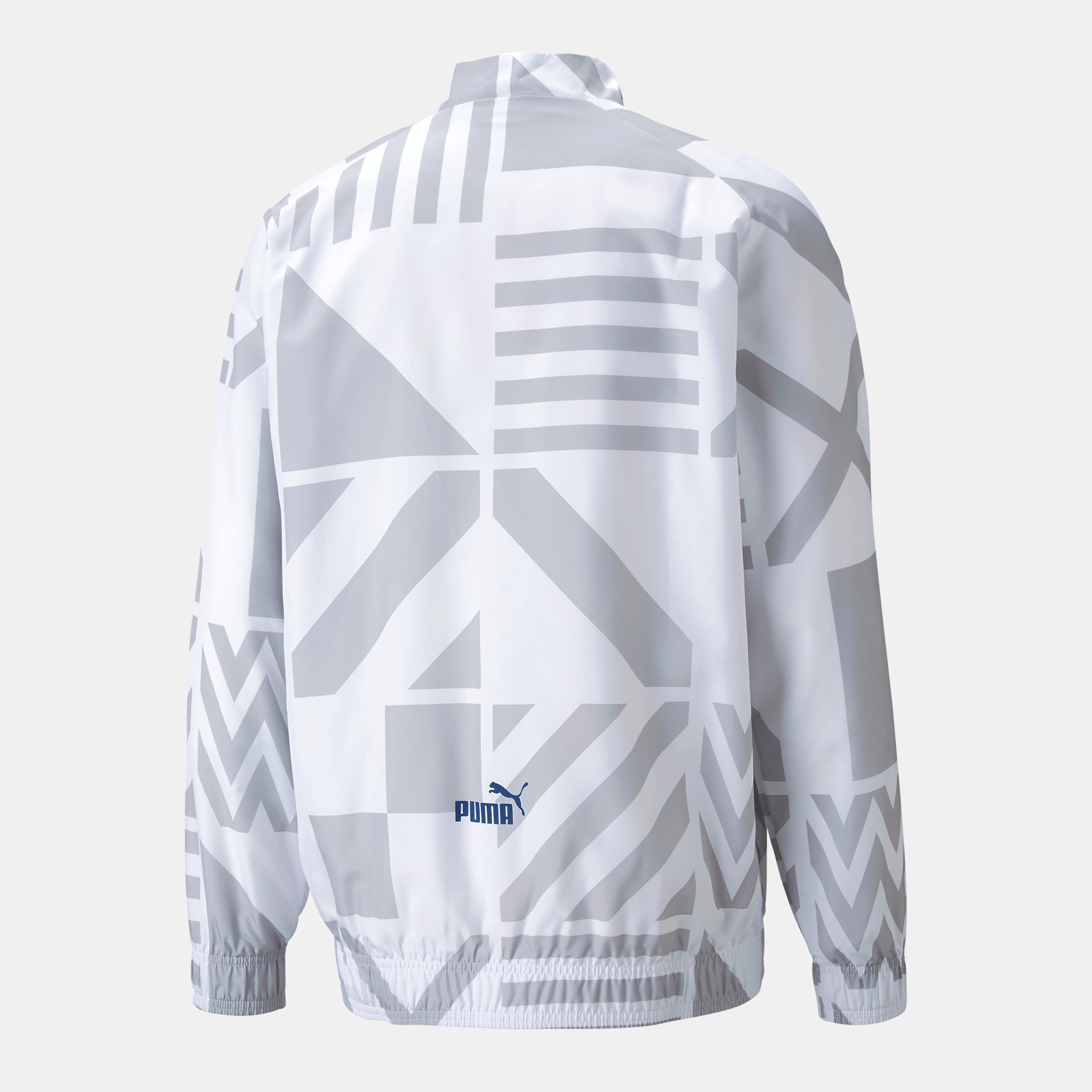 White - Puma - Olympique De Marseille FC Prematch Jacket - 2