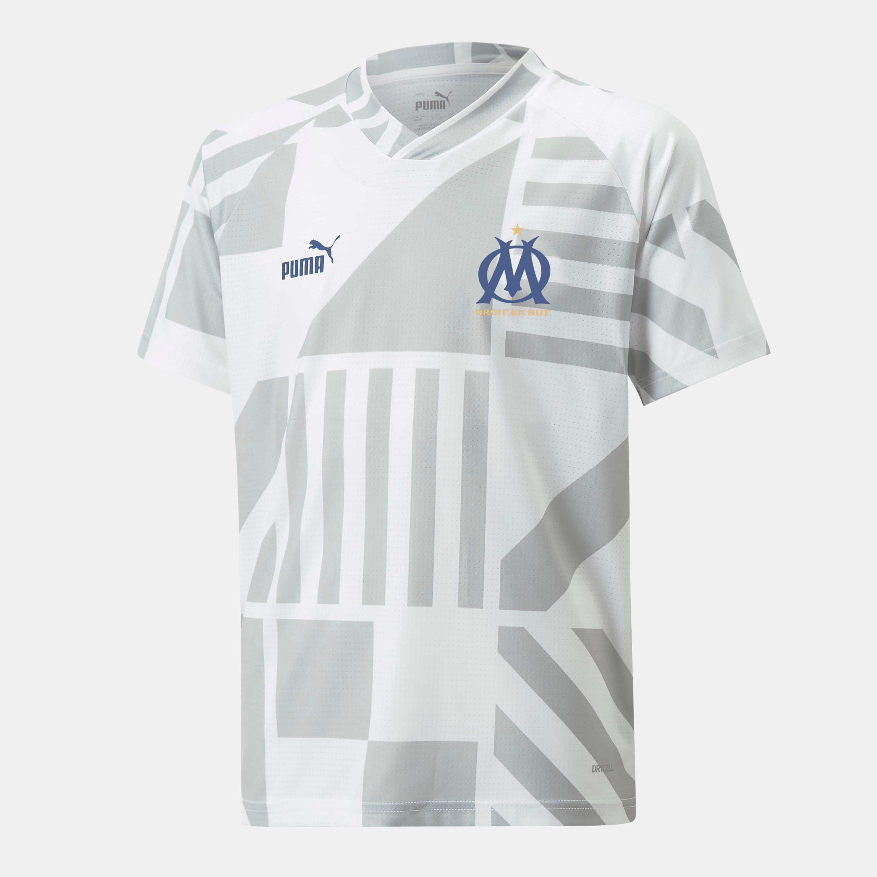 White - Puma - Olympique De Marsseille Fc Prematch Jersey - 1