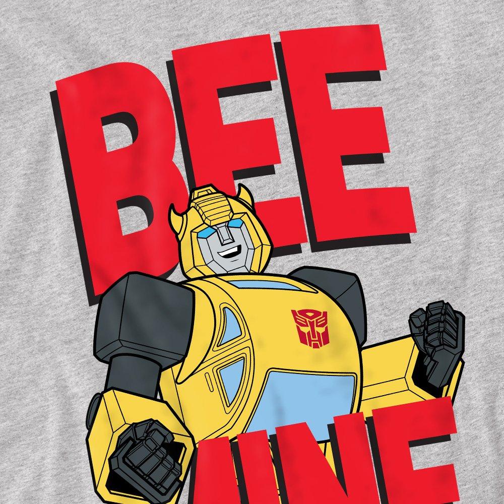 Light Grey - Hasbro - Transformers Bumblebee Bee Mine Adults T-Shirt At - 2