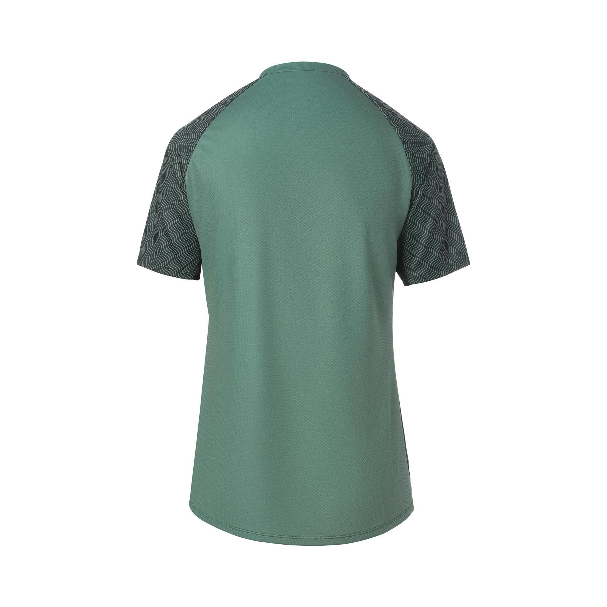 Grey Green - Giro - Wavy Collection - Womens Roust Short Sleeve MTB Jersey - 2
