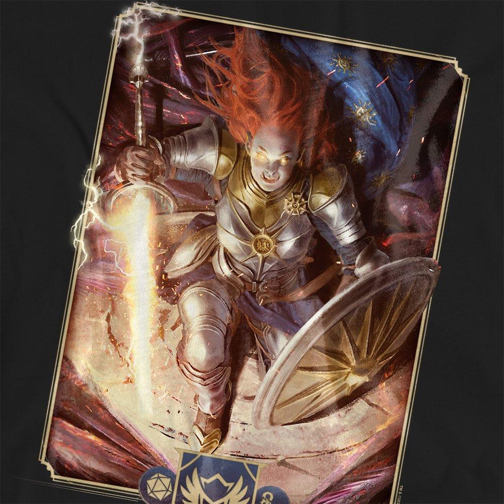 Black - Hasbro - Dungeons & Dragons - 2024 Paladin Key Art T-Shirt - 2