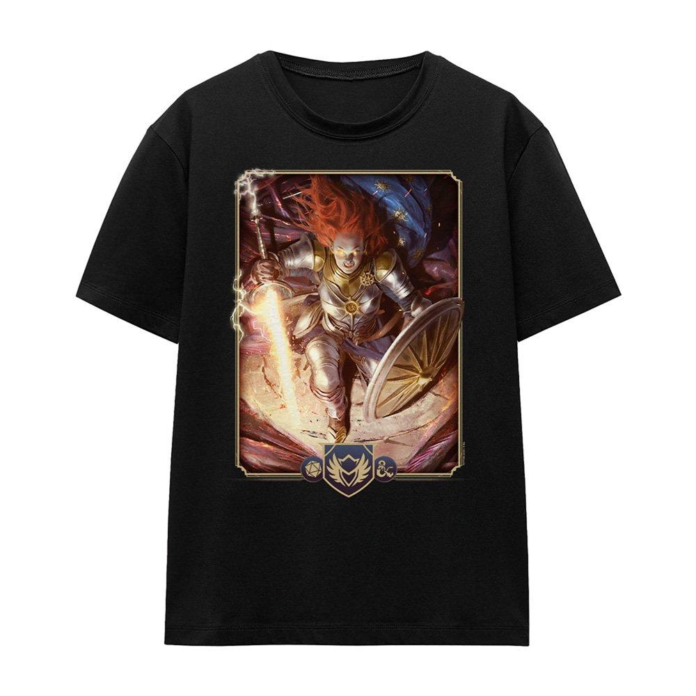 Black - Hasbro - Dungeons & Dragons - 2024 Paladin Key Art T-Shirt - 4