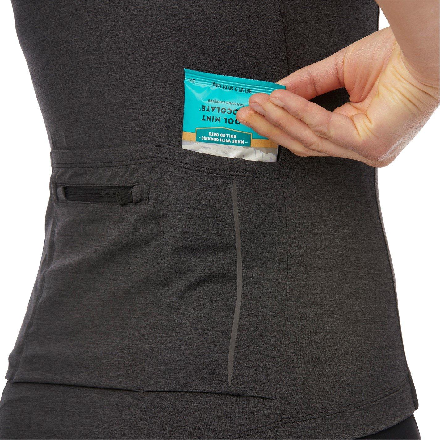 Charcoal Heathr - Giro - Womens New Road Short Sleeve Jersey - 4