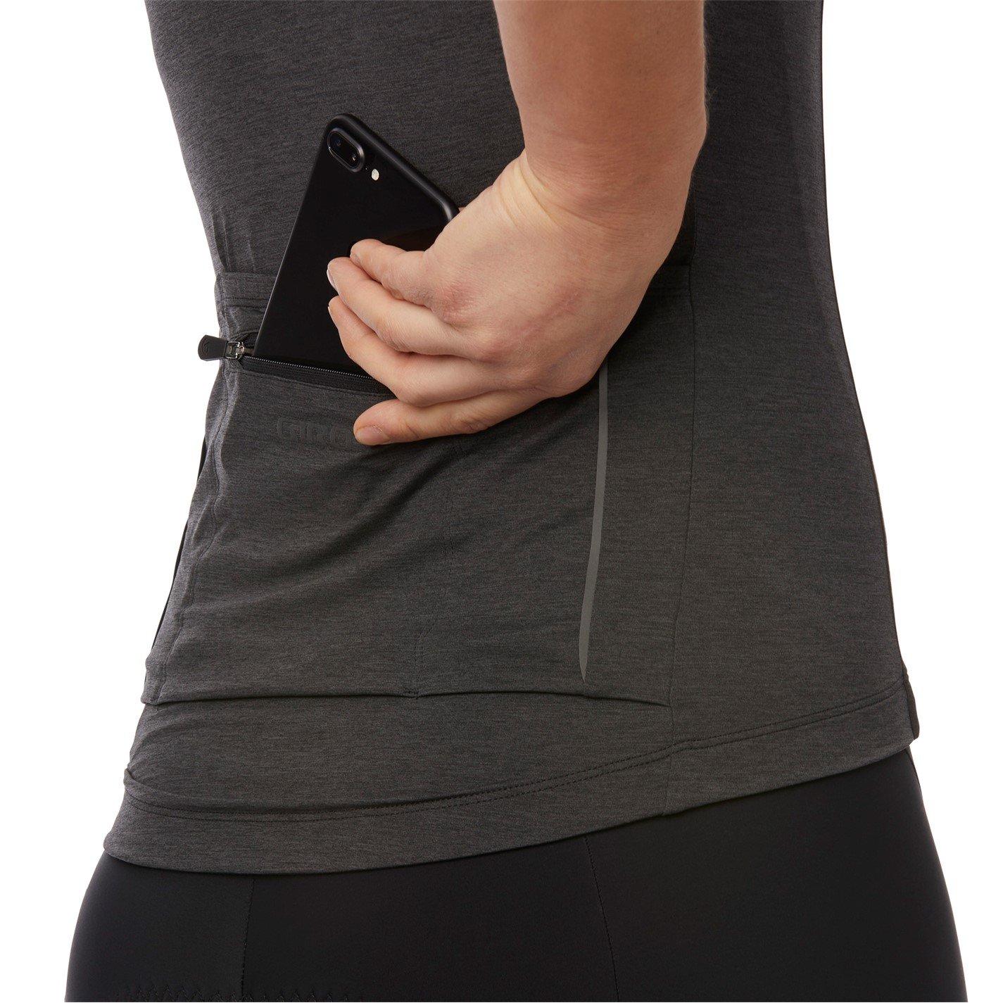 Charcoal Heathr - Giro - Womens New Road Short Sleeve Jersey - 5