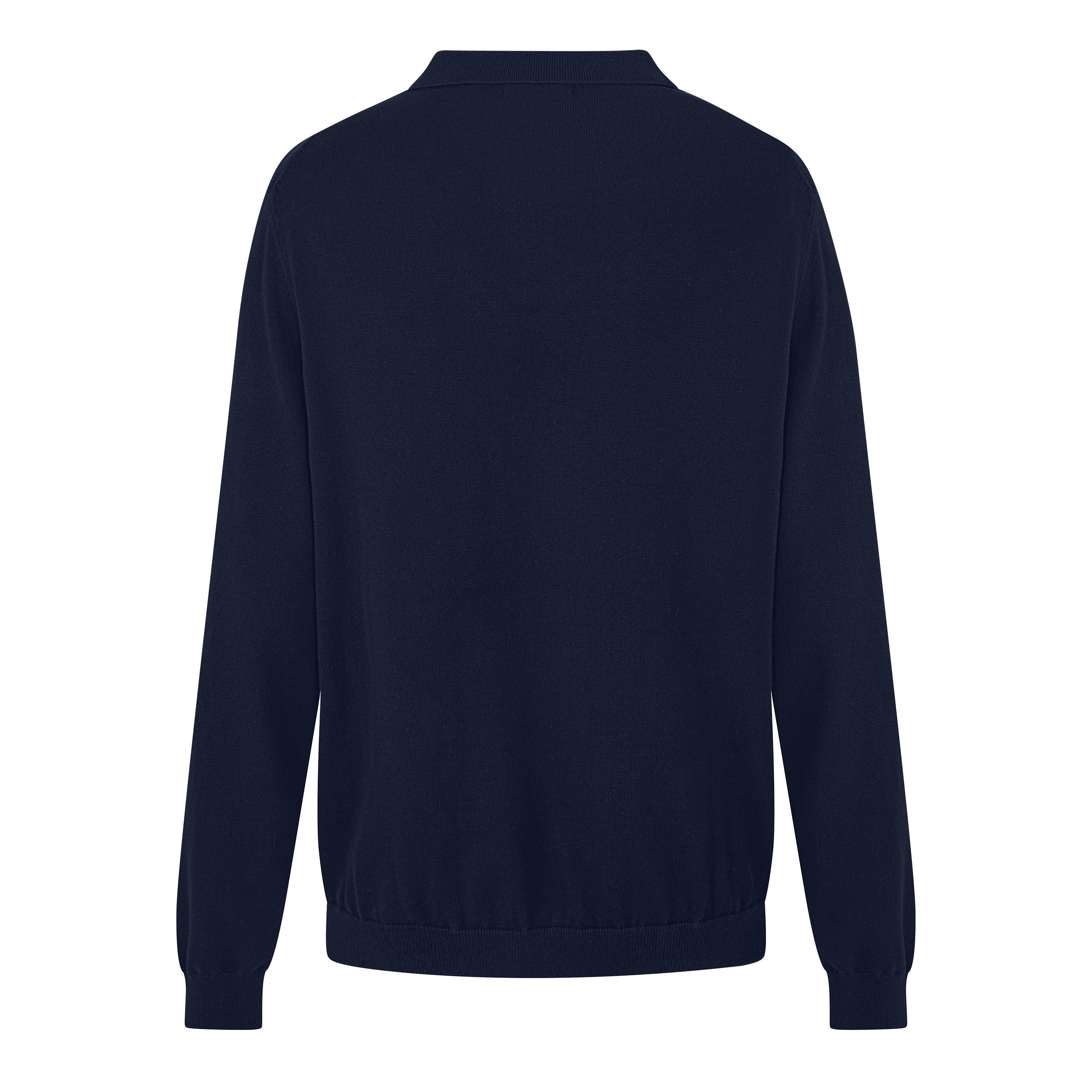 Navy - BELIER - BELIER Knt LS Po Sn64 - 2