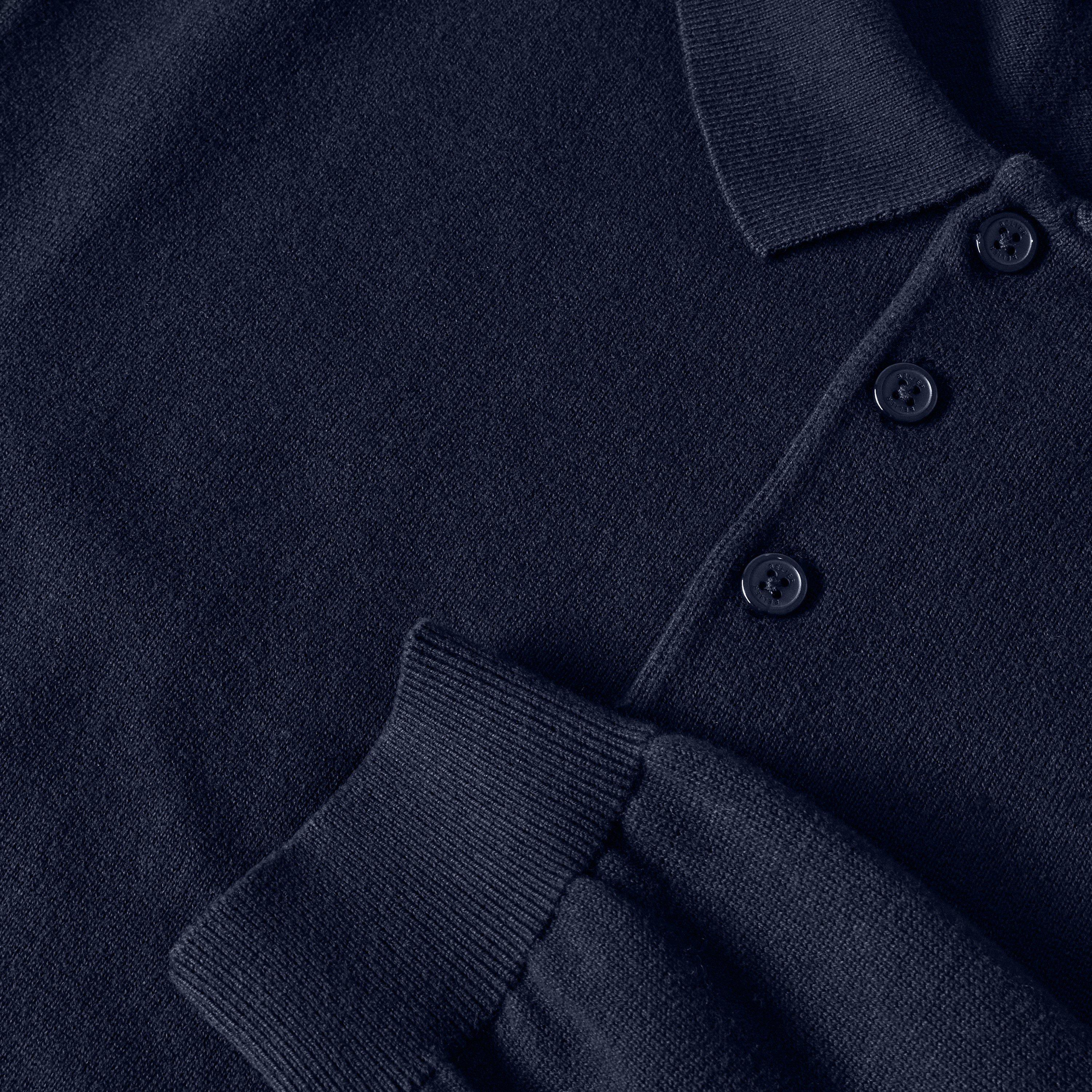 Navy - BELIER - BELIER Knt LS Po Sn64 - 3