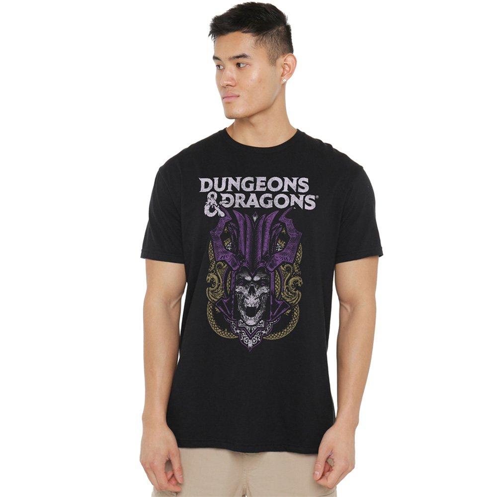 Black - Hasbro - Dungeons & Dragons Demilich Skull Mens Mens T-Shir - 1