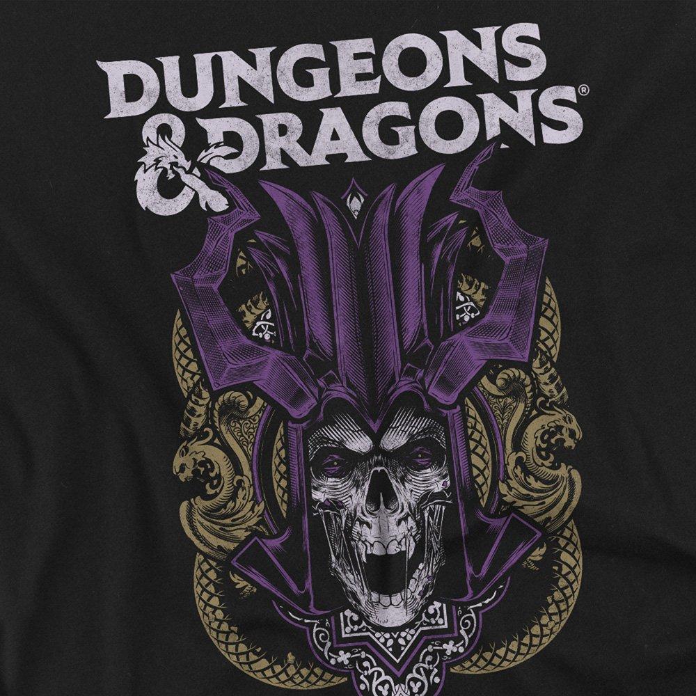 Black - Hasbro - Dungeons & Dragons Demilich Skull Mens Mens T-Shir - 2