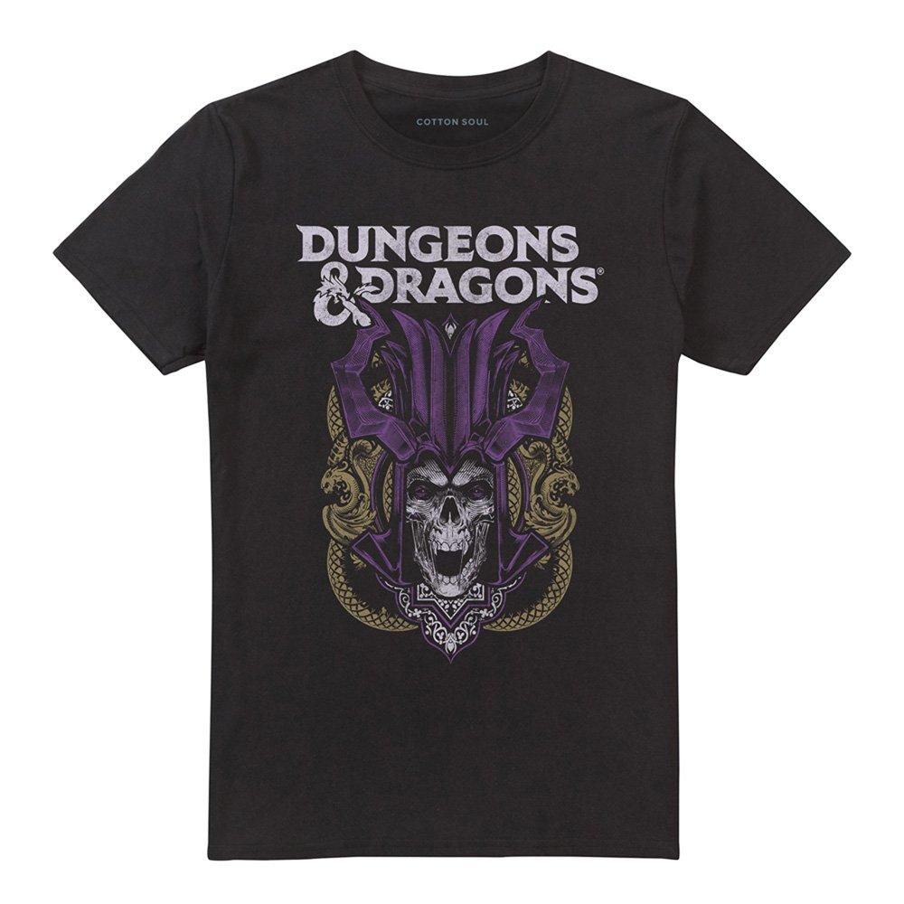 Black - Hasbro - Dungeons & Dragons Demilich Skull Mens Mens T-Shir - 4
