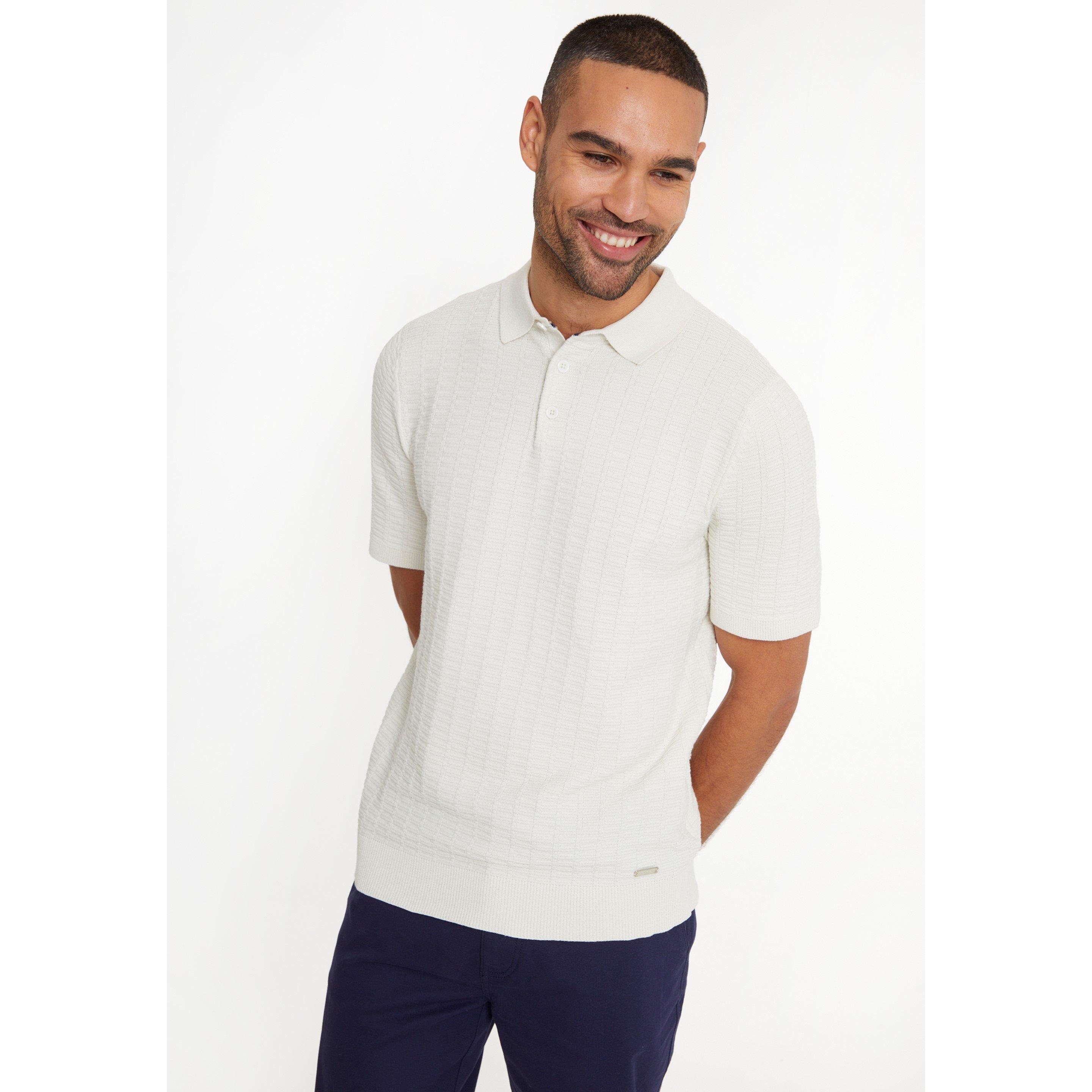 Ecru - Threadbare - Men's Halliwell Knitted Top