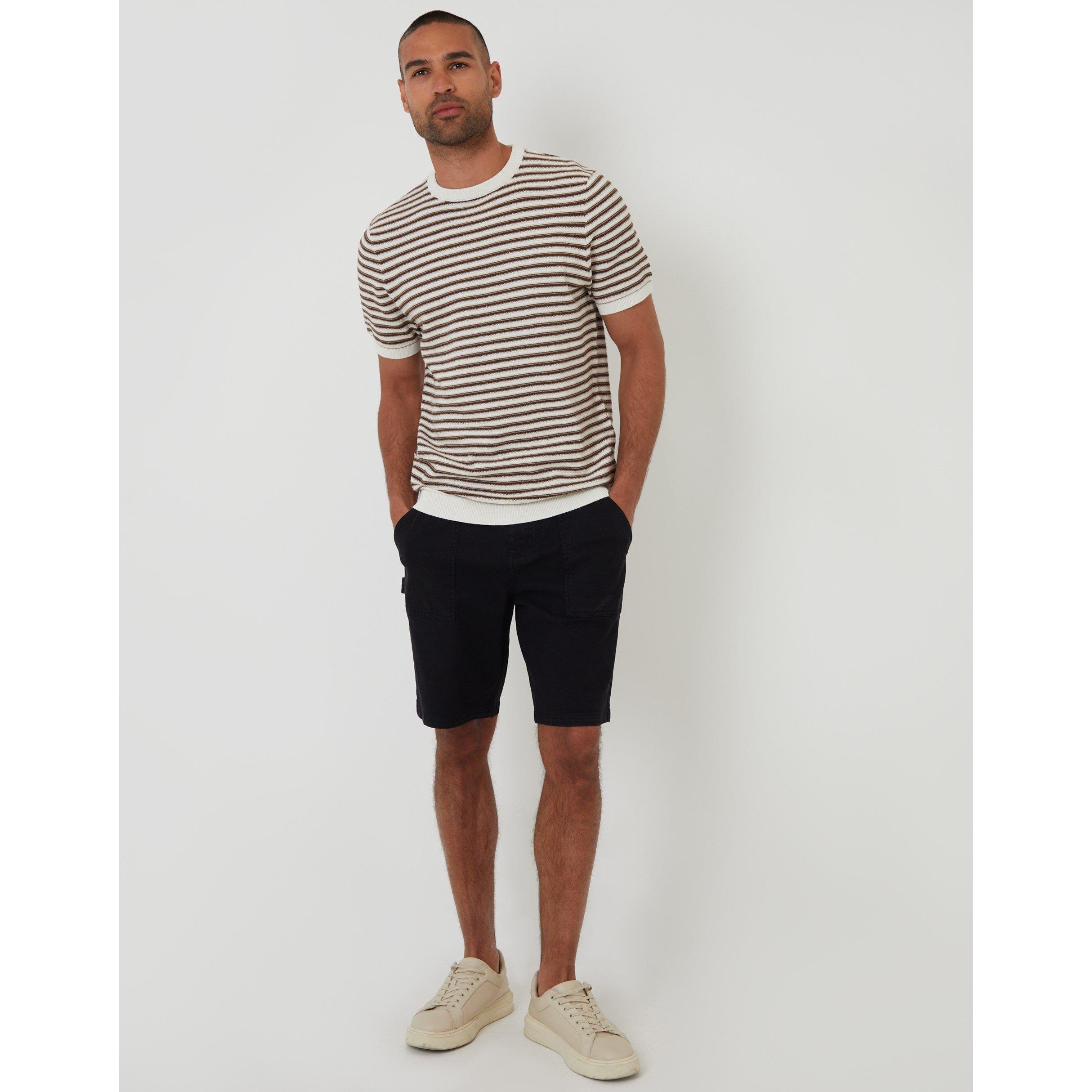 Ecru - Threadbare - Men's Knitted T-Shirt - 2