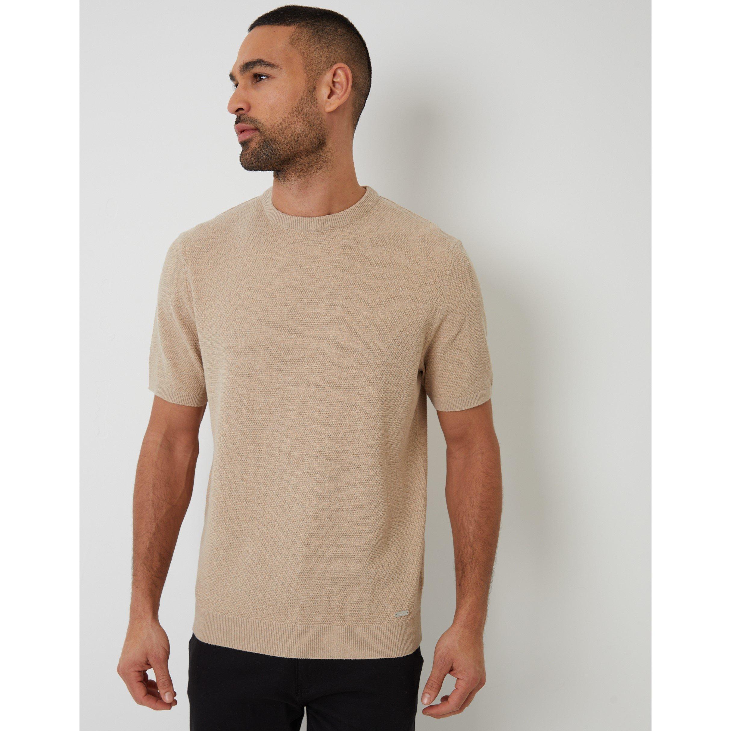 Beige - Threadbare - Men's Welsh Knitted Top