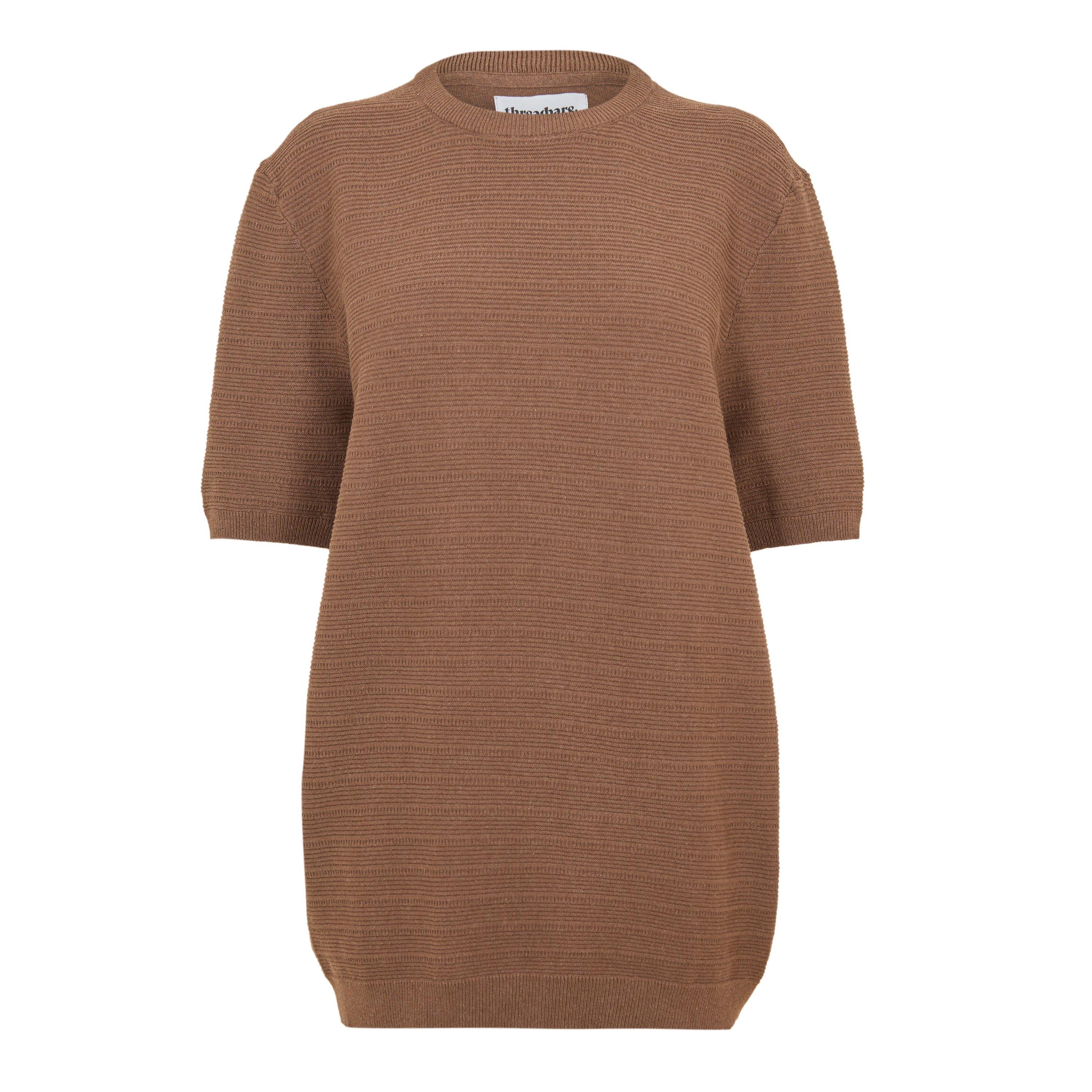 Walnut - Threadbare - Men's Taybor Knitted Top - 1
