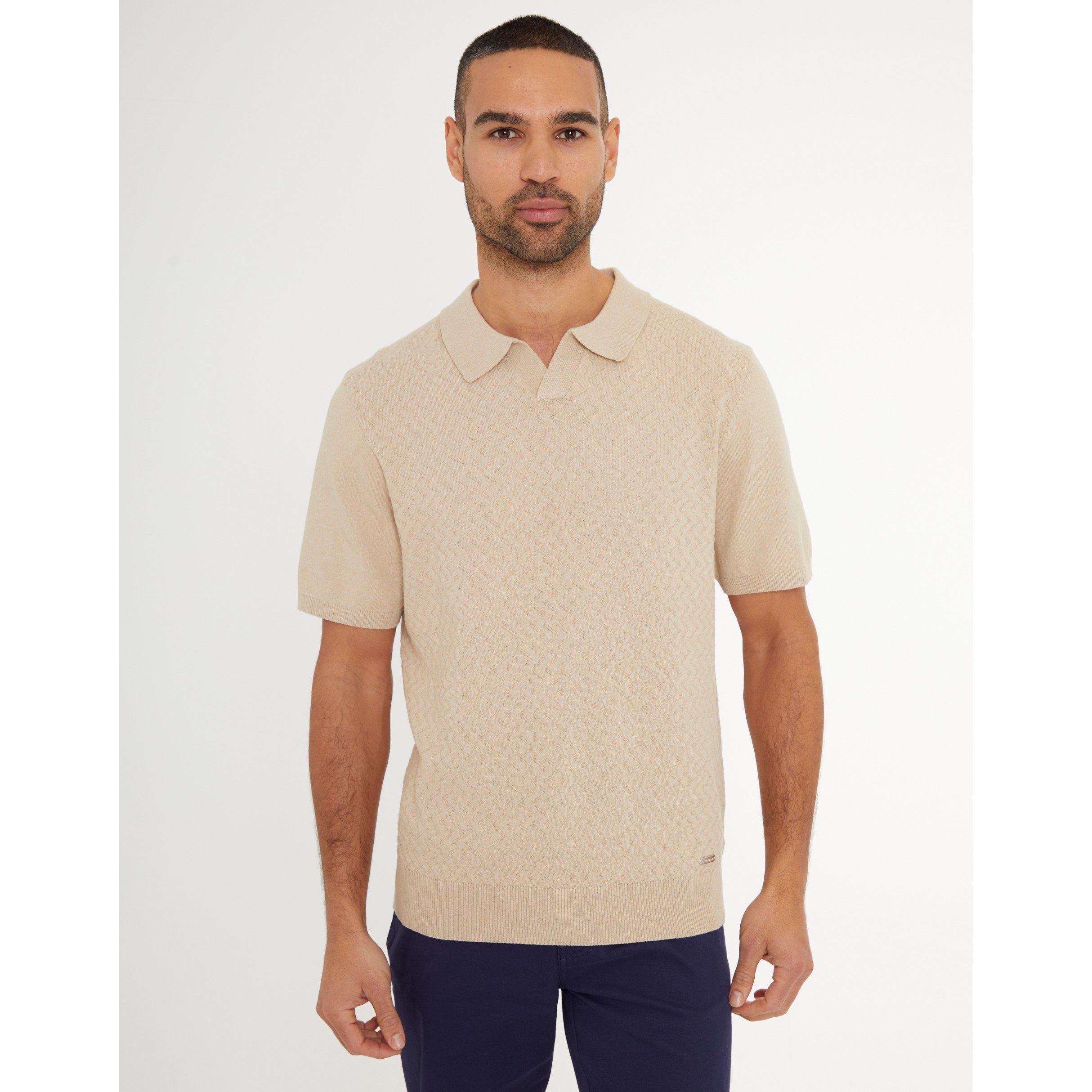 Beige - Threadbare - Men's Knitted Top