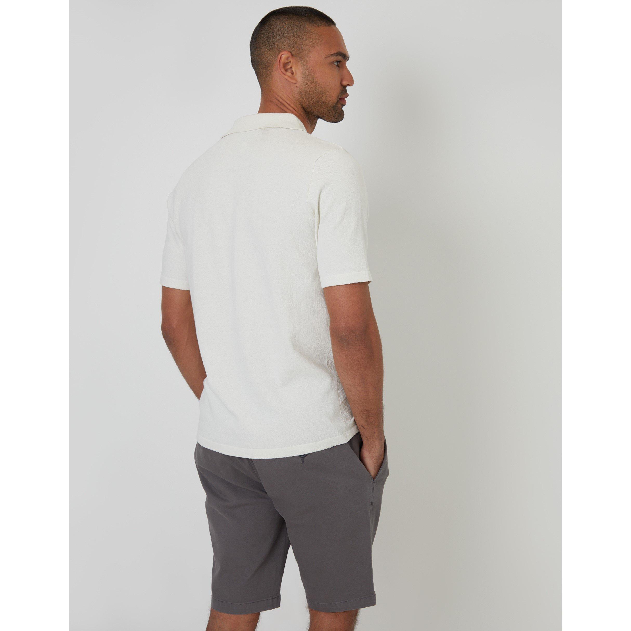 Ecru - Threadbare - Tweedale Knitted T-Shirt - 3