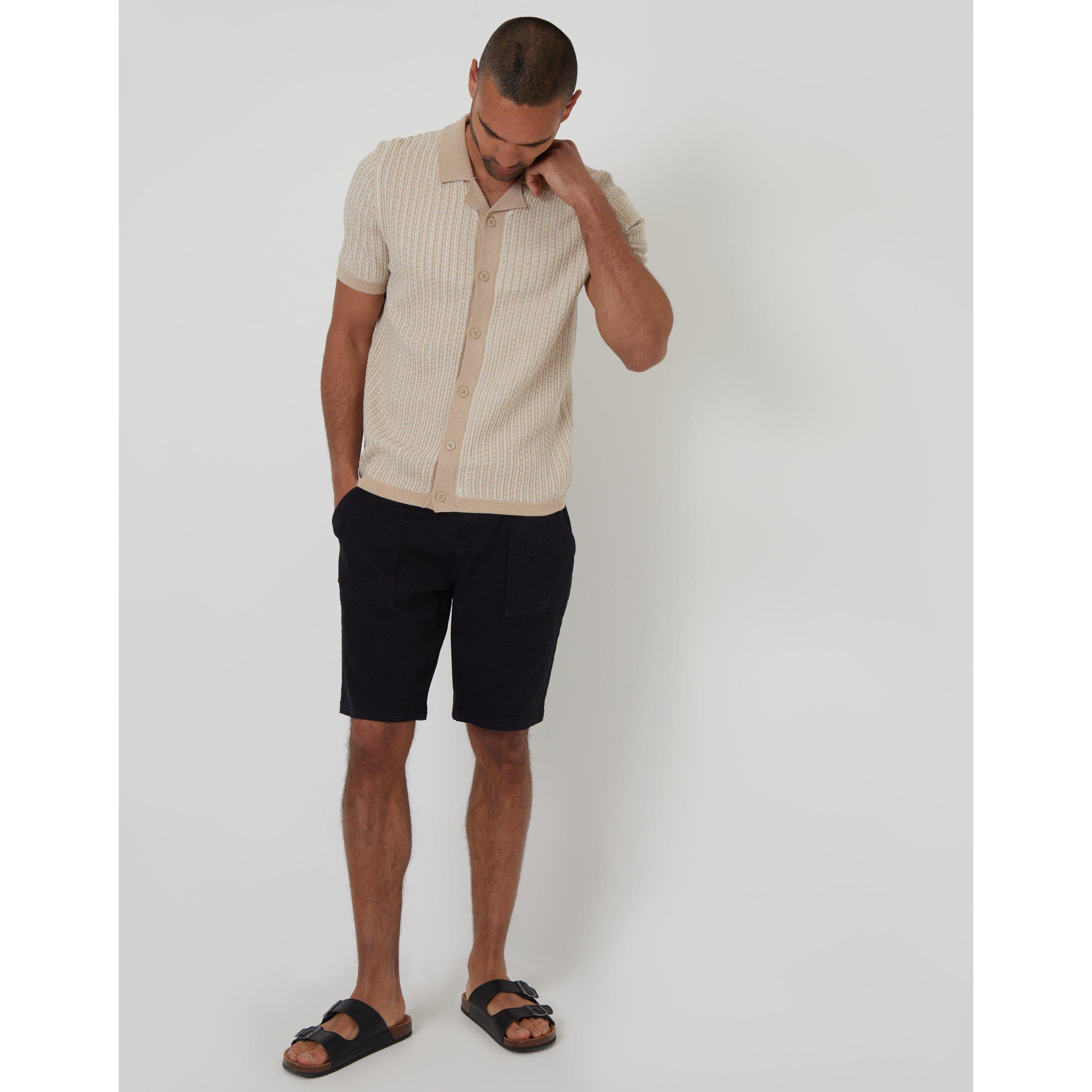 Ecru - Threadbare - Men's Ryeland Knitted Top - 2
