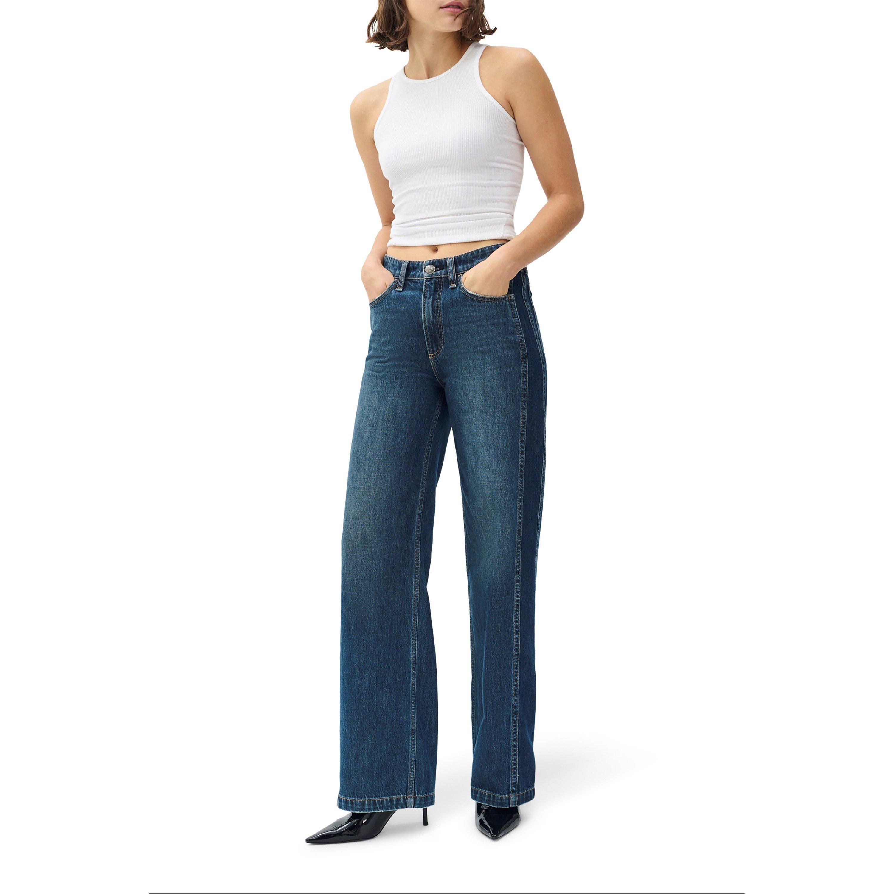 twoindgo - Rag and Bone - Women's R B Logan Wide Leg Jeans - 2