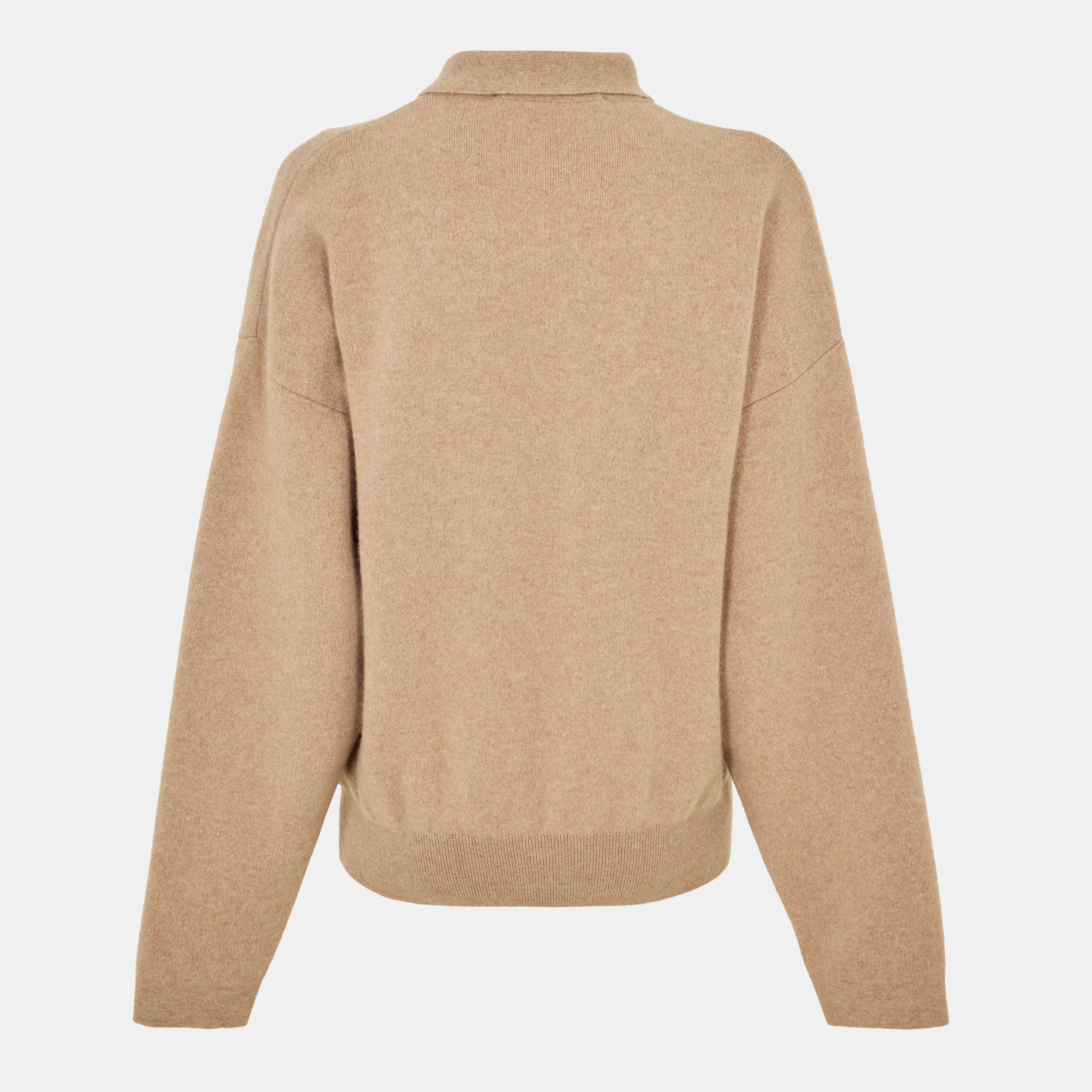 Beige - Jacquemus - Women's Structured Crew Neck Jumper - 2