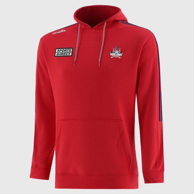 RED/MNE/WHI - ONeills - Cork Hydra Fleece Hoodie Senior - 1