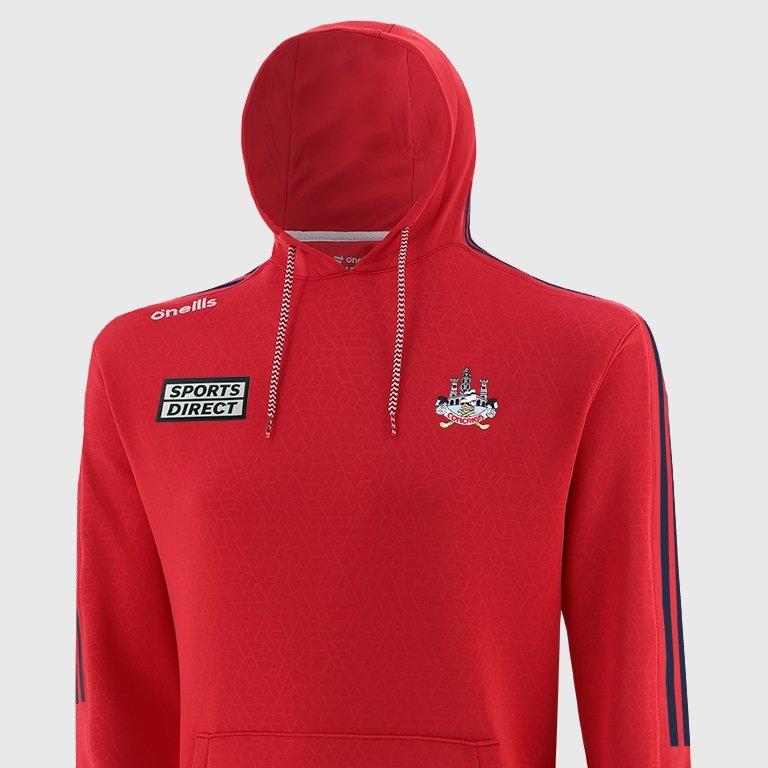 RED/MNE/WHI - ONeills - Cork Hydra Fleece Hoodie Senior - 2