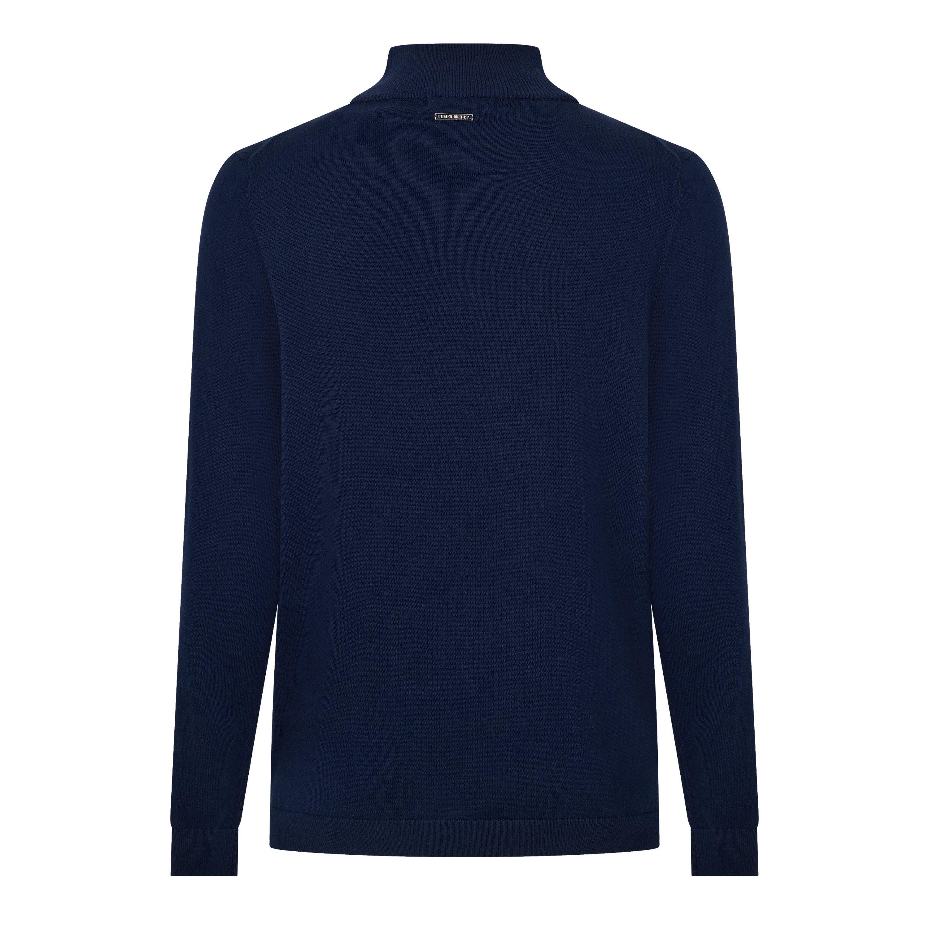 Navy - BELIER - BELIER Knt Half Zp F Sn64 - 2