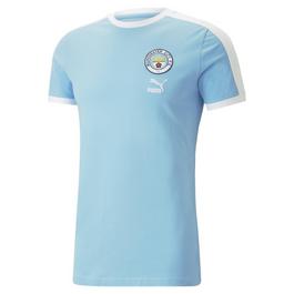 puma mid Manchester City T7 T-shirt Mens