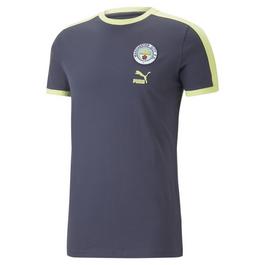 puma mid Manchester City T7 T-shirt Mens