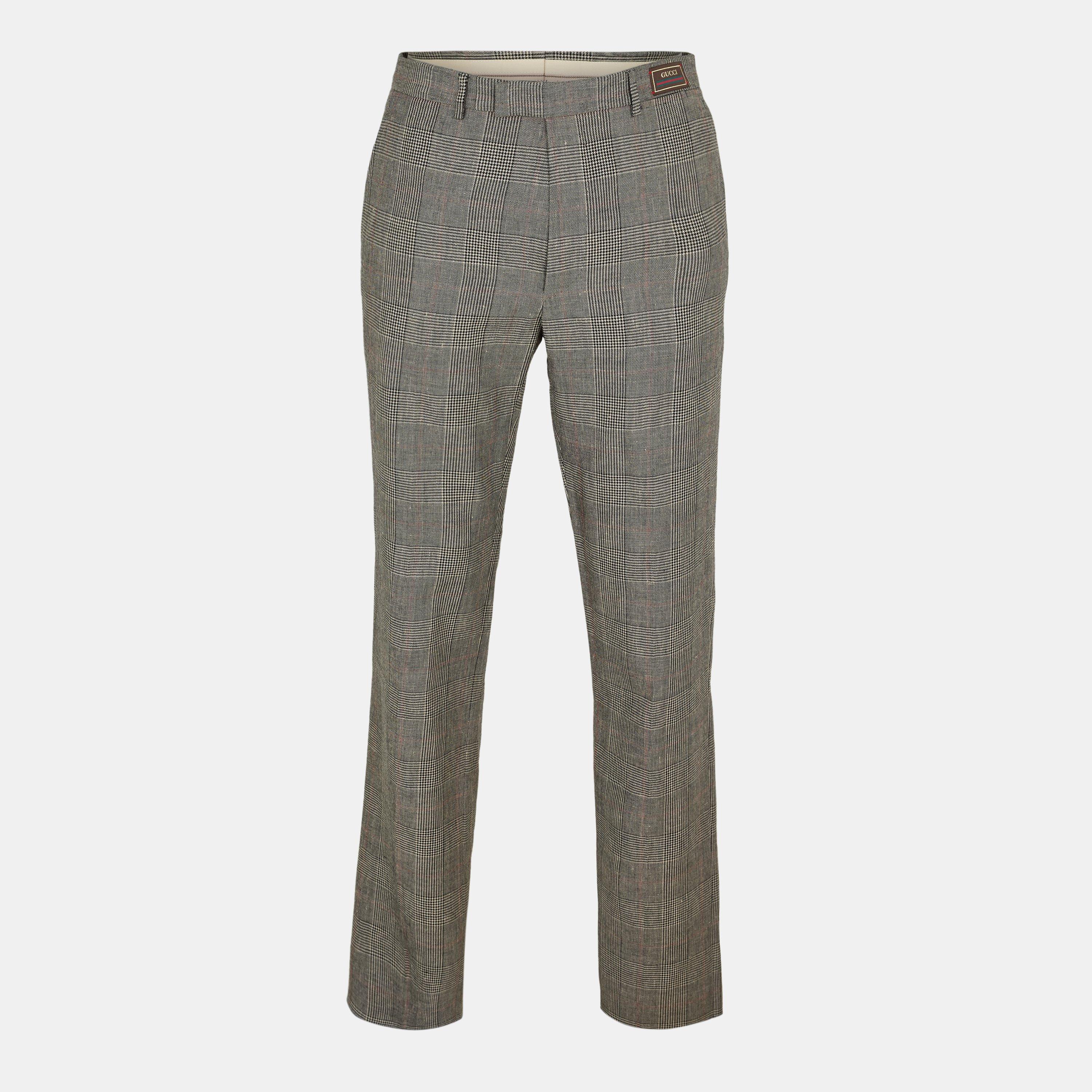 Grey/Black/Mc - Gucci - Men's Tailored Trouser - 1