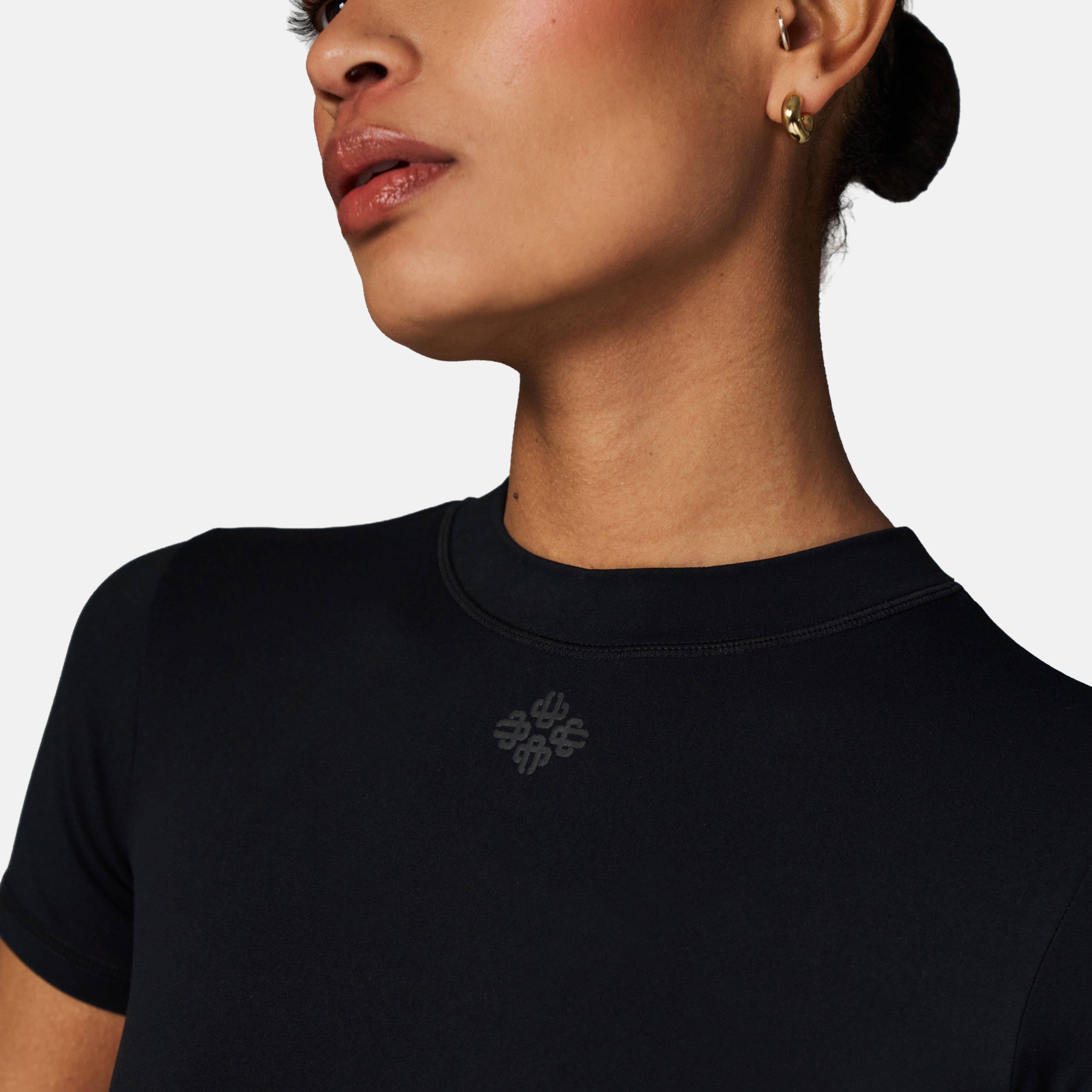 Black - The Couture Club - Womens Sculpting Emblem Baby T-Shirt - 4