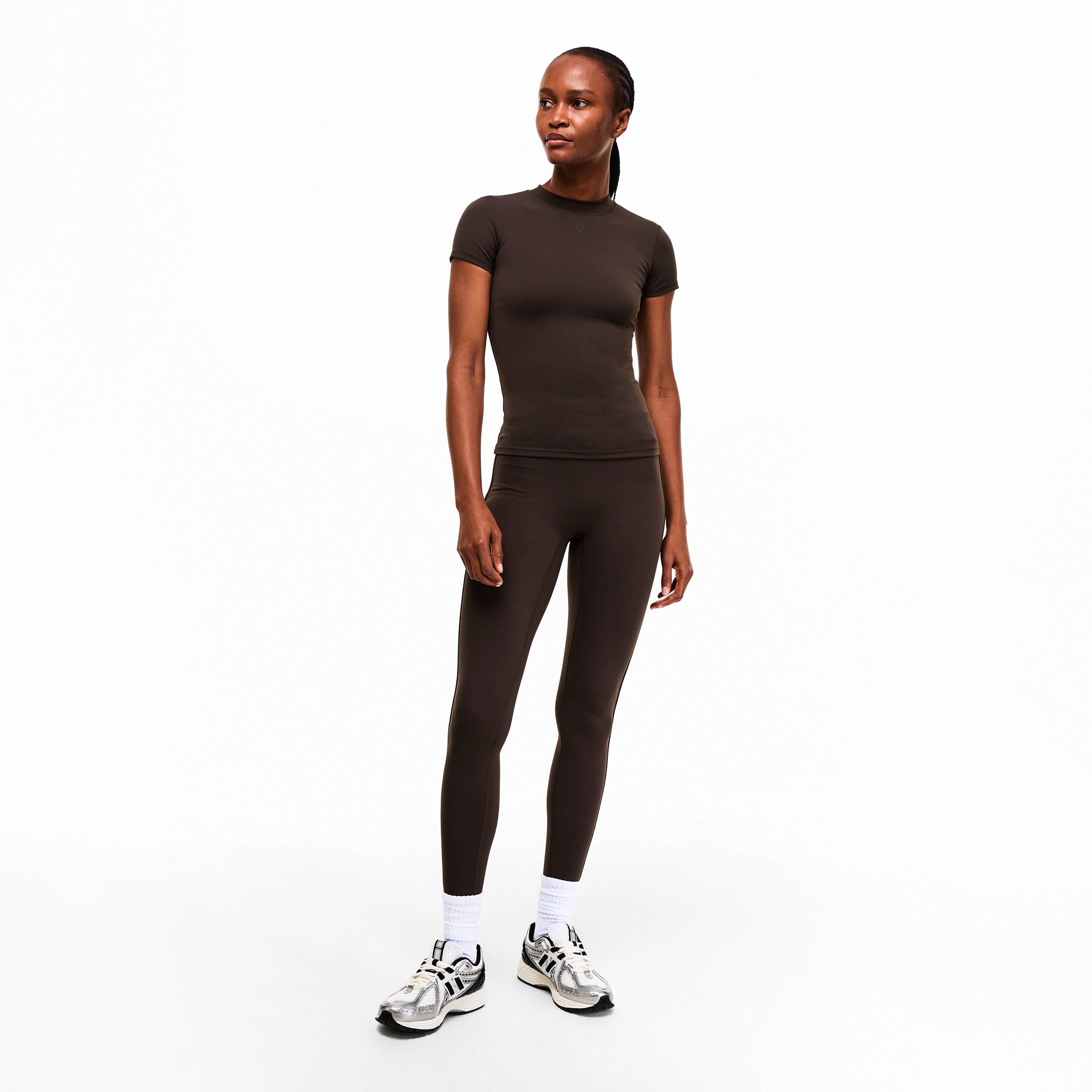 Chocolate - The Couture Club - Womens Sculpting Stretch Emblem Baby T-Shirt - 6