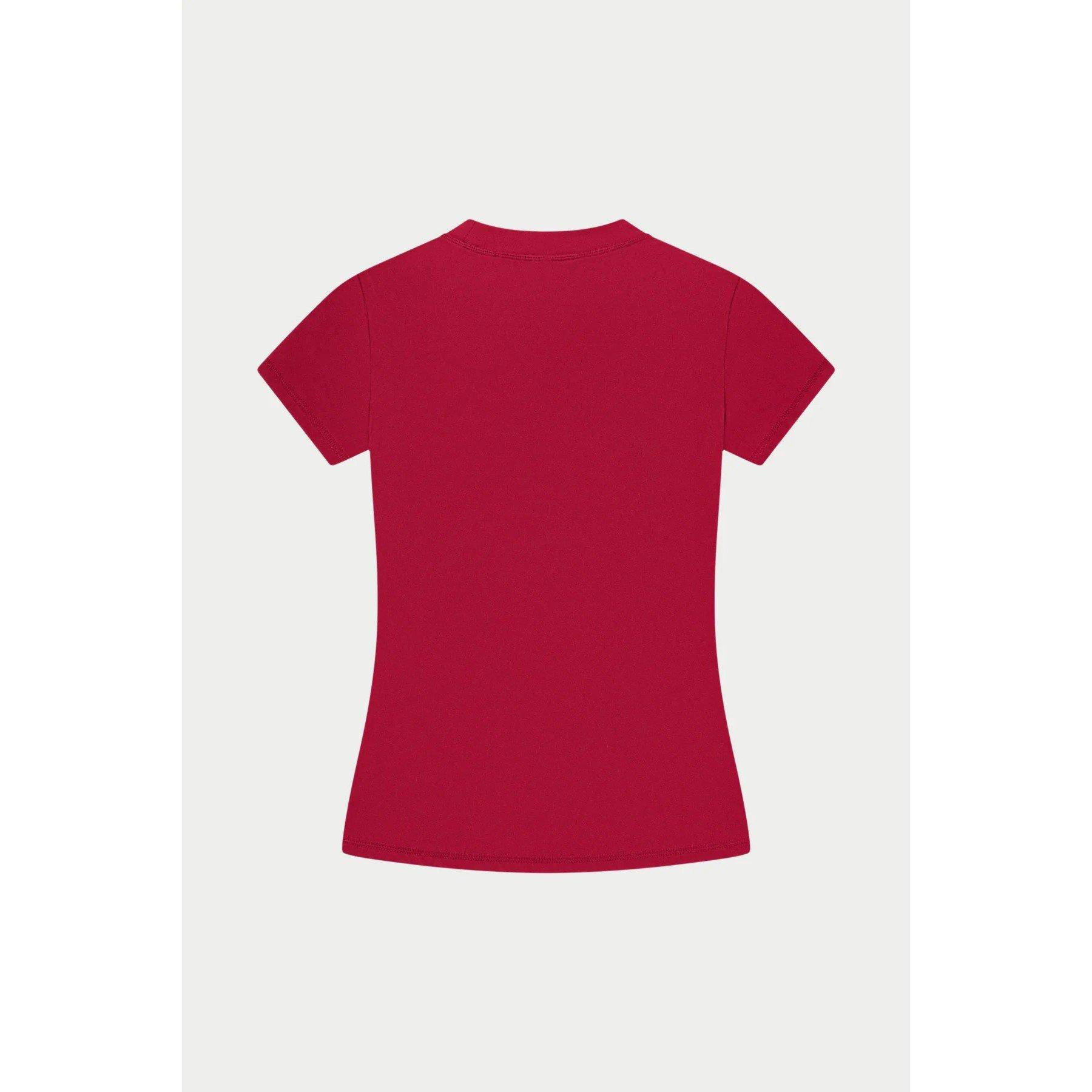 Red - The Couture Club - Womens Sculpting Stretch Emblem Baby T-Shirt - 2