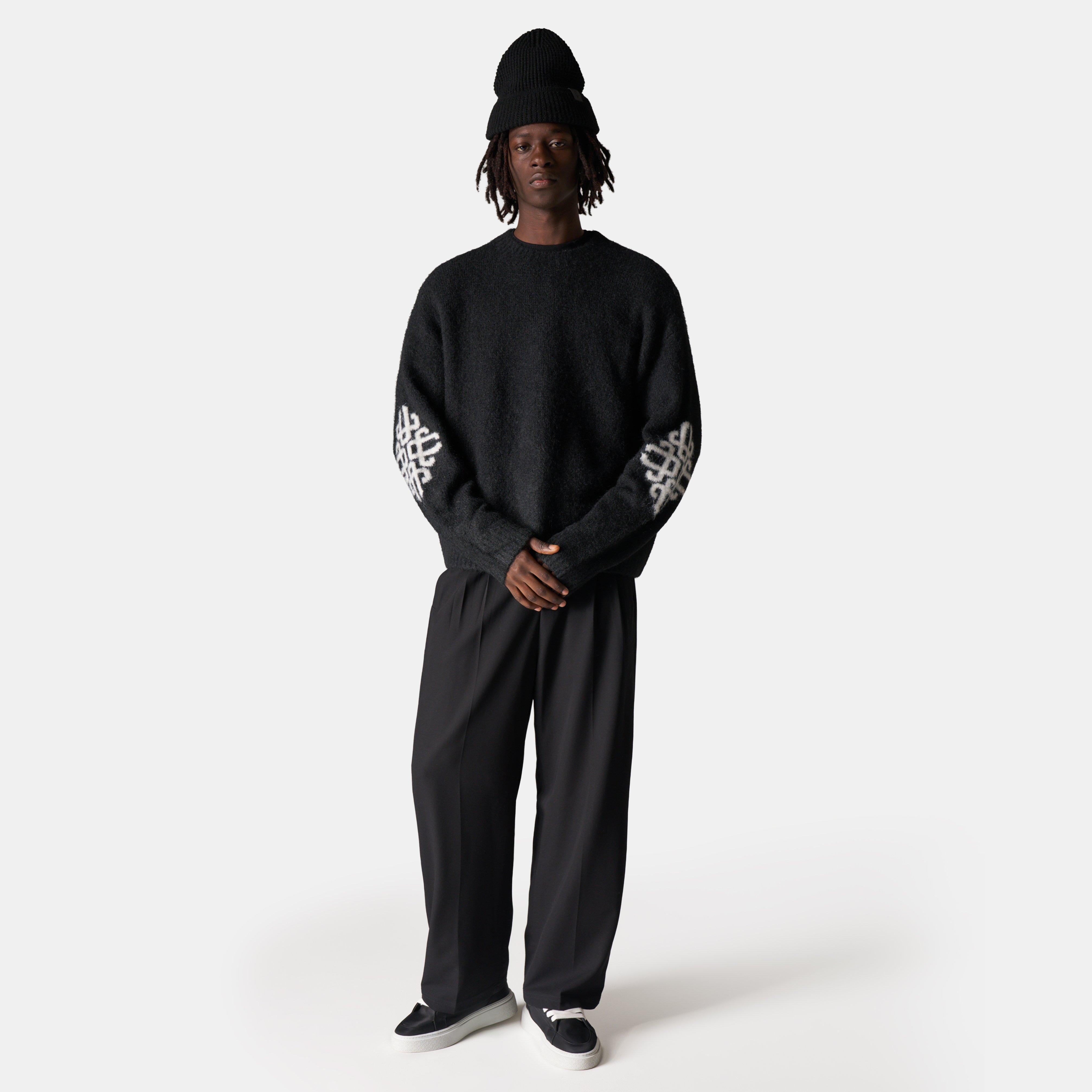 Black - The Couture Club - Mens Brushed Emblem Sweatshirt - 6