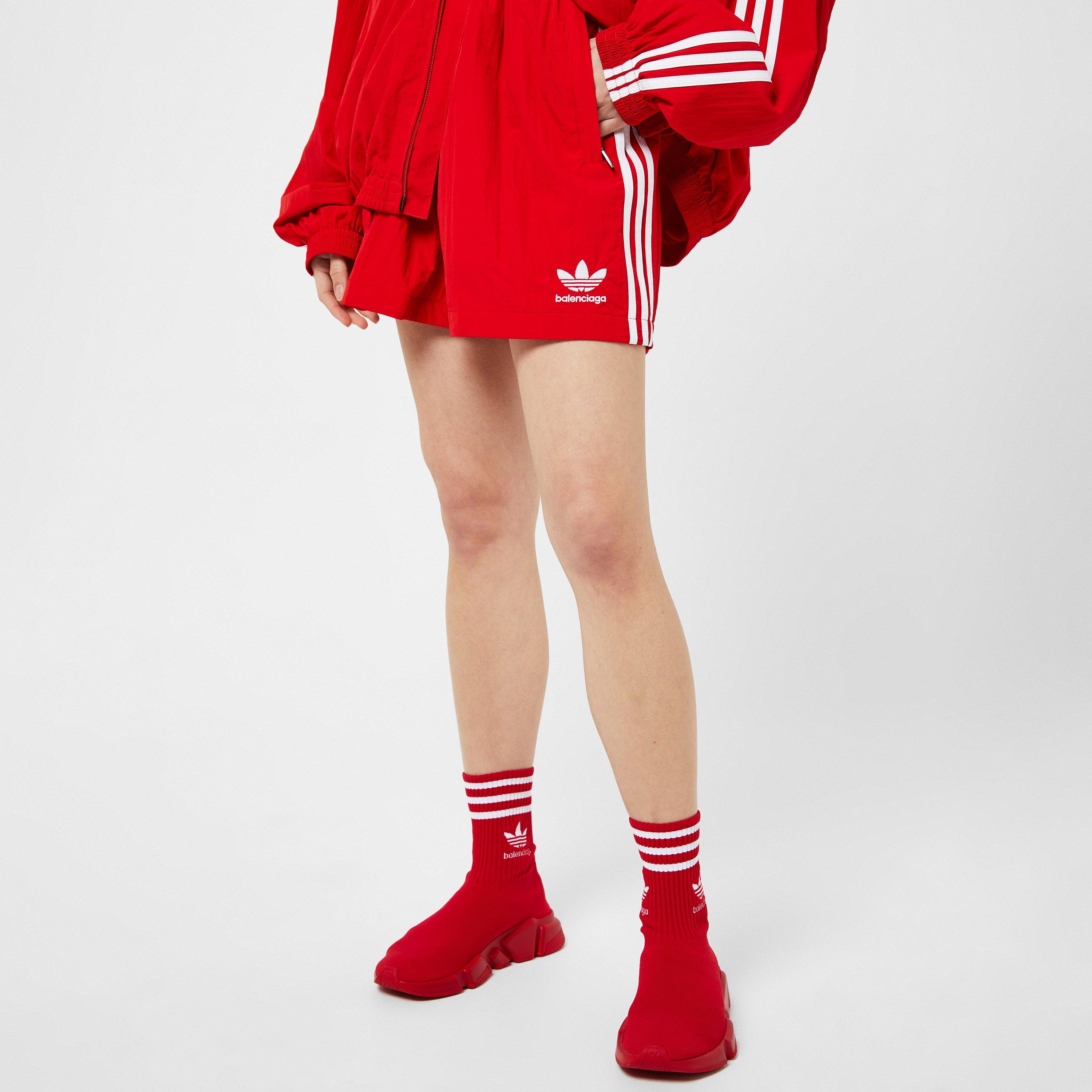 Sporty Red 6498 - Balenciaga - X Adidas Track Shorts - 4