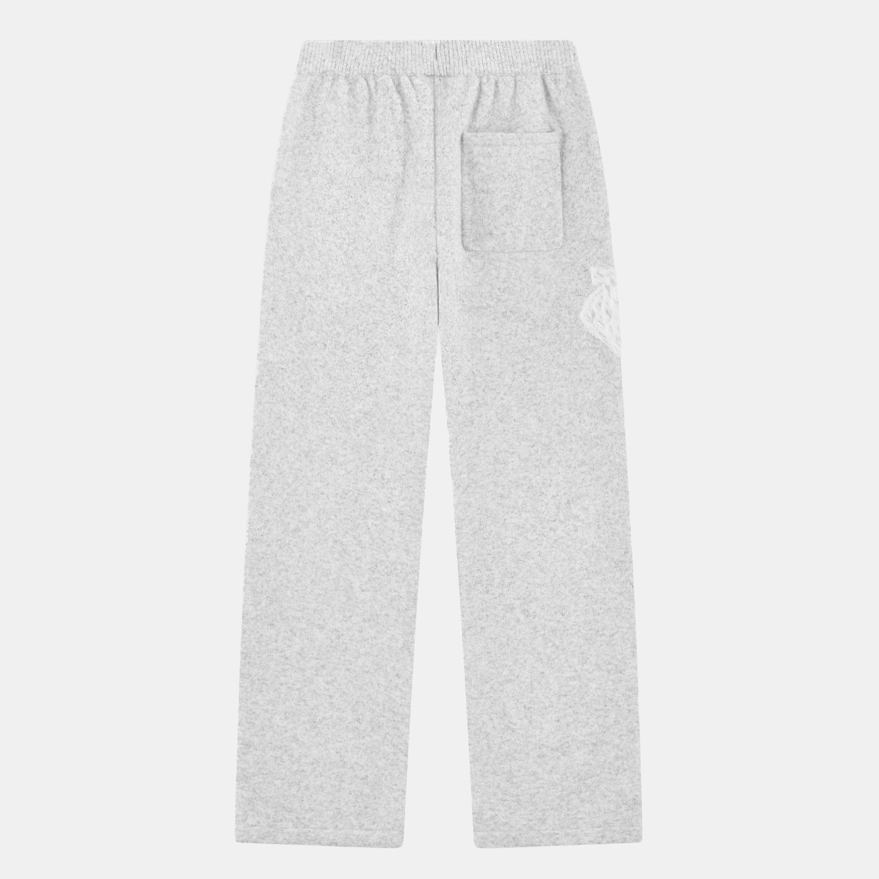 Grey - The Couture Club - Mens Fluffy Knit Joggers - 2