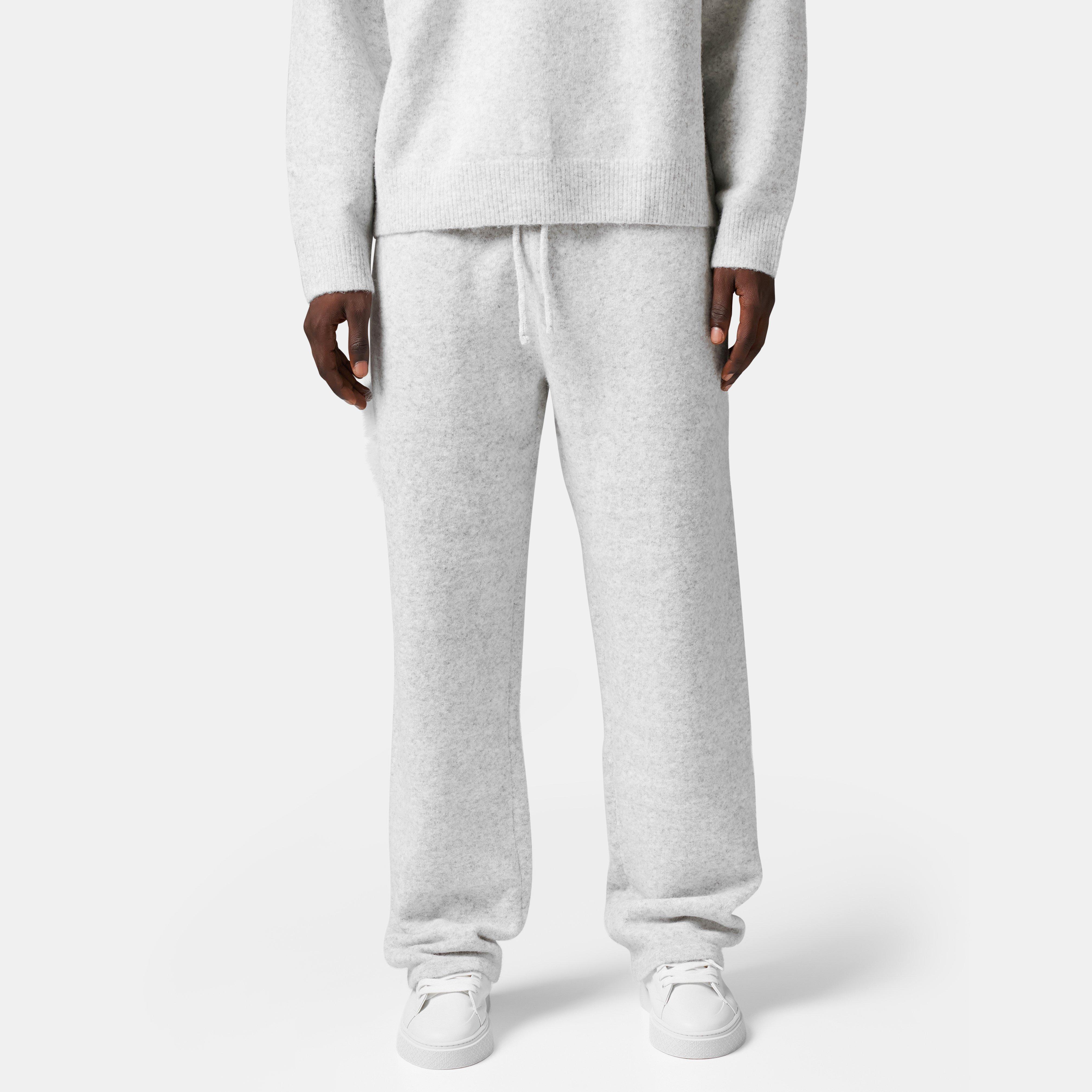 Grey - The Couture Club - Mens Fluffy Knit Joggers - 3