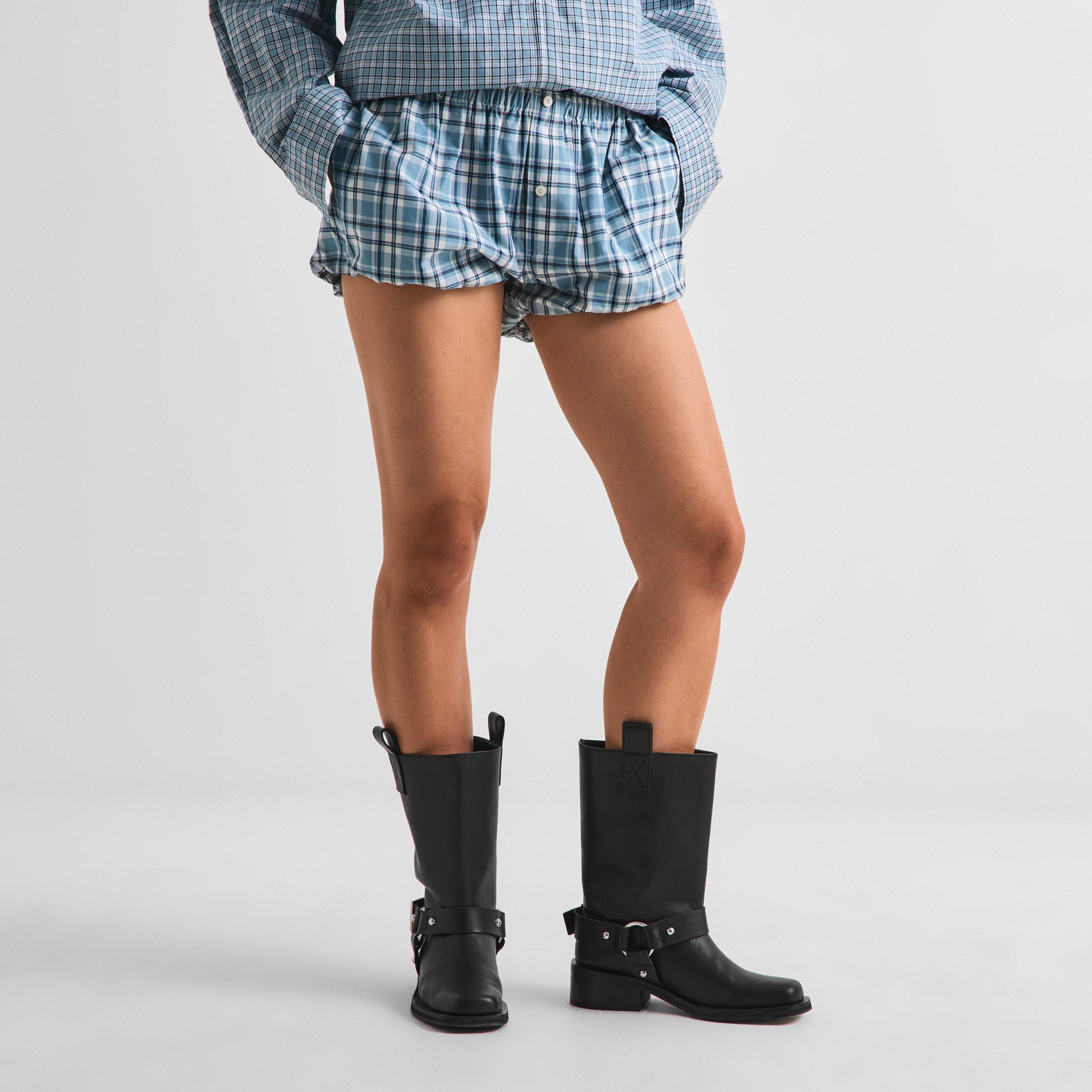 BLUEWHITE - Acne Studios - Women's Woven Tracksuit Shorts - 3