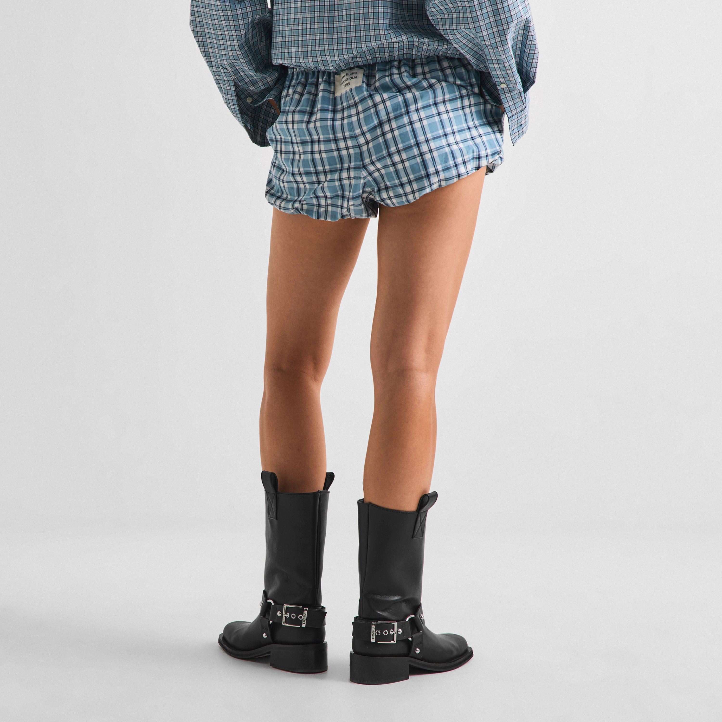 BLUEWHITE - Acne Studios - Women's Woven Tracksuit Shorts - 4