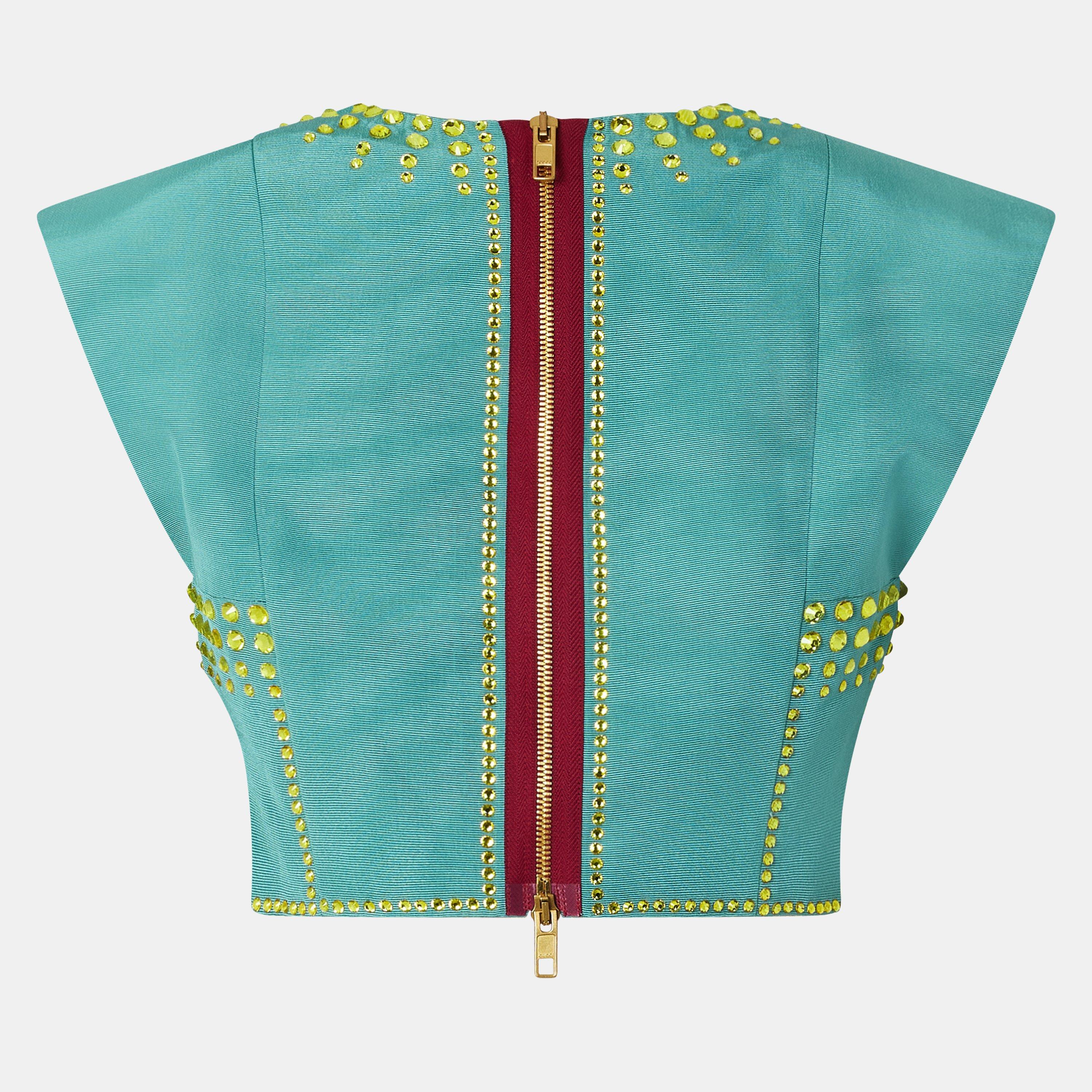 Prce Acqua/Mix - Gucci - Women's Sleeveless Shirt - 2