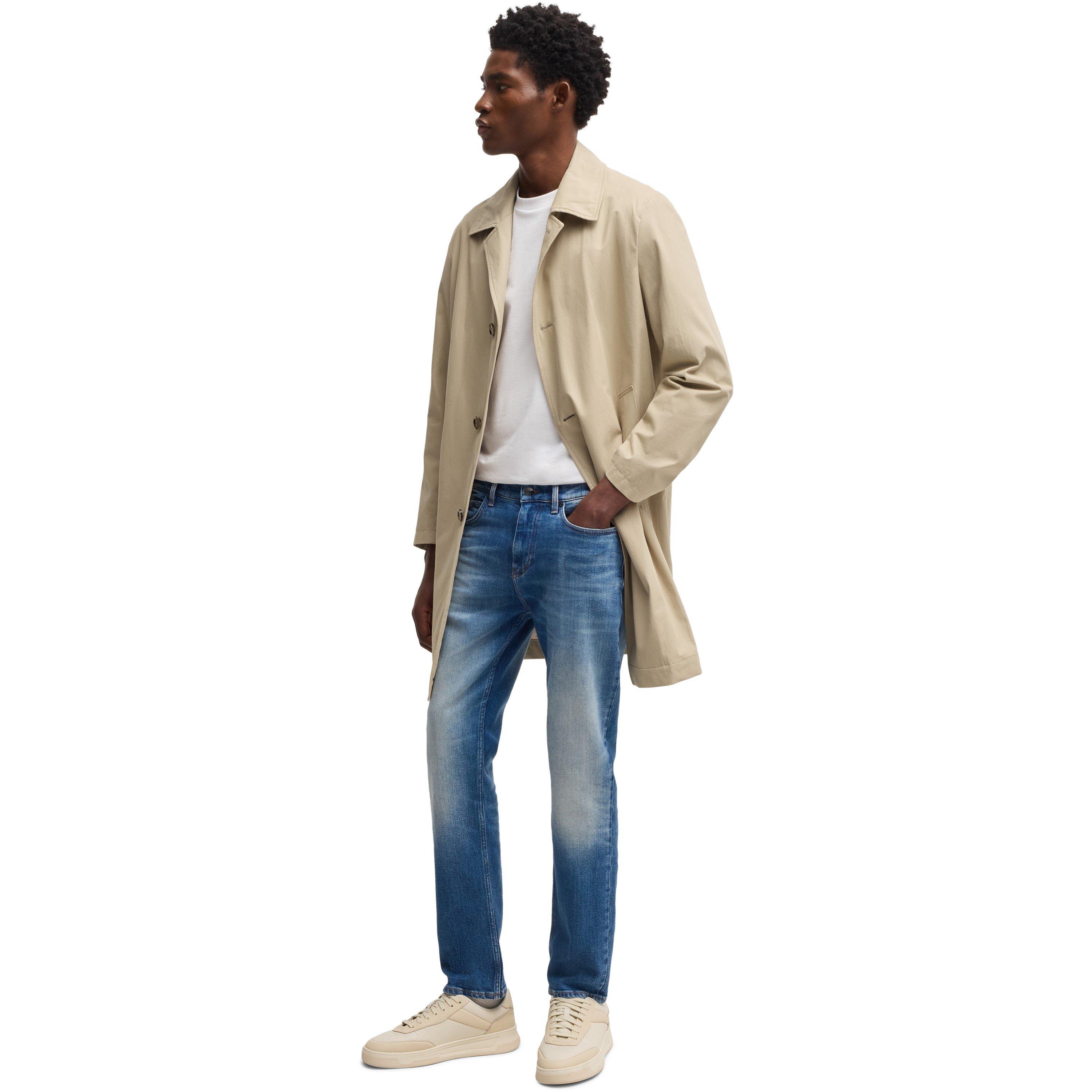 Boss Black | Men's C-Clark Double-Breasted Trench Coat | Flannels