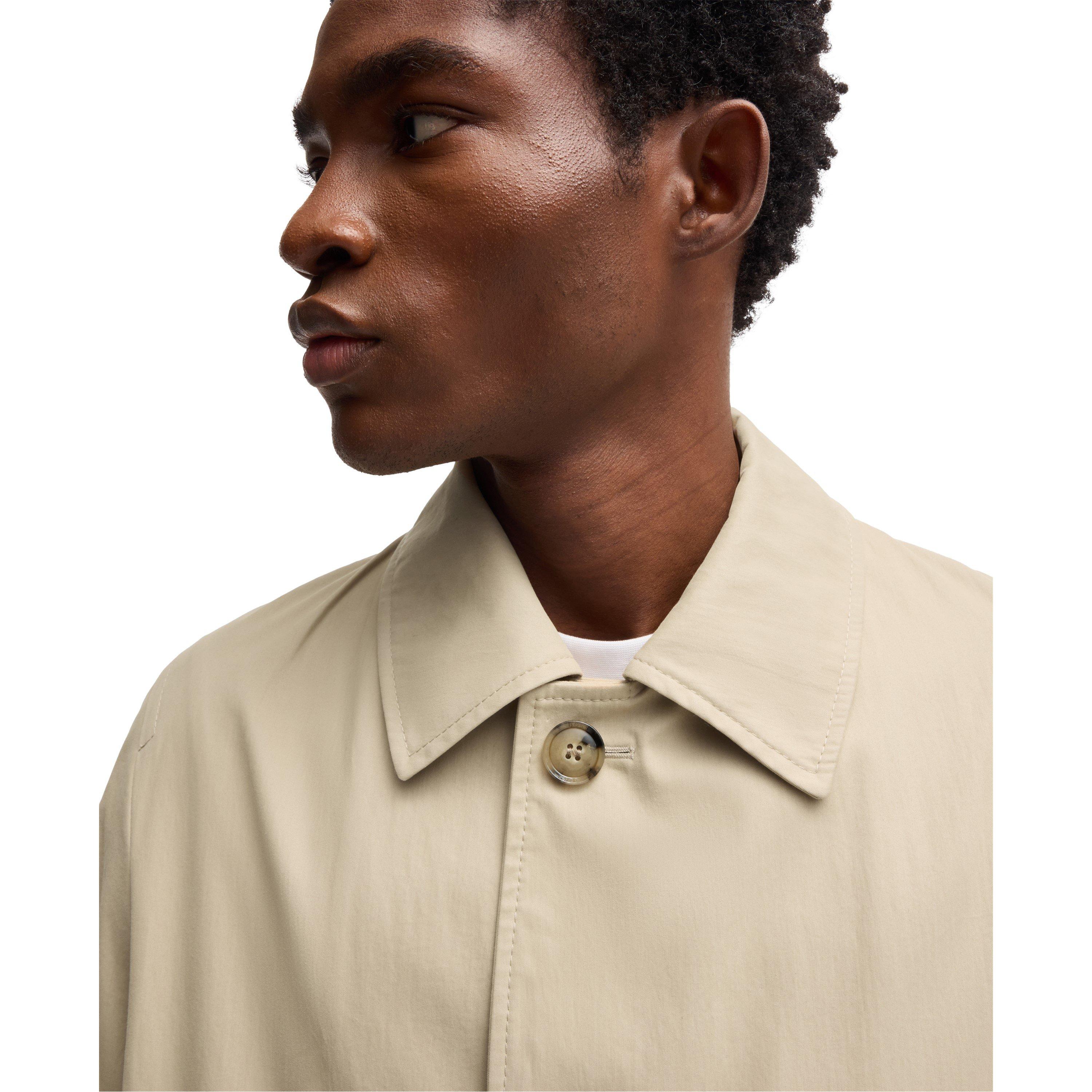 Light Beige 275 - Boss - Men's C-Clark Double-Breasted Trench Coat - 4