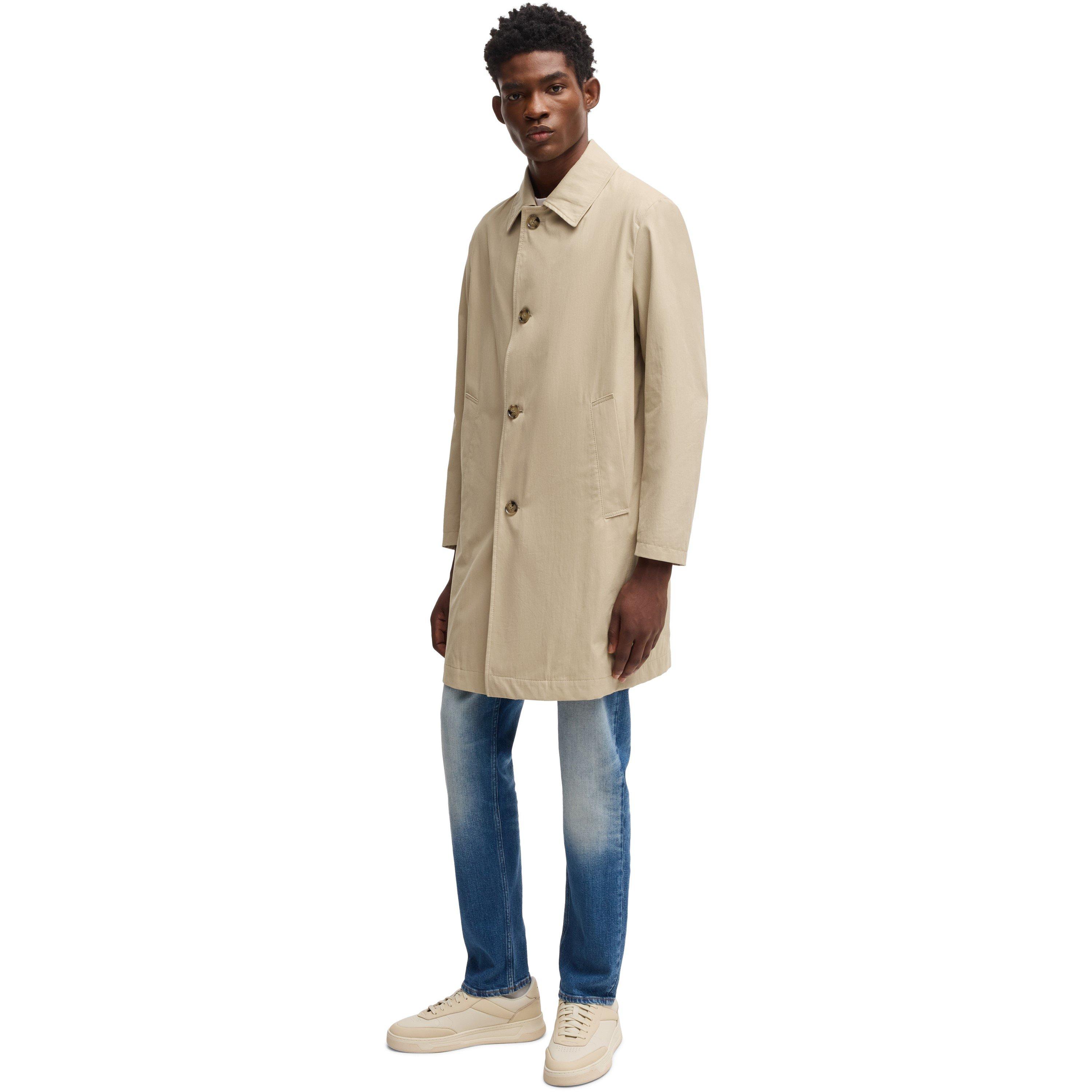 Boss Black | Men's C-Clark Double-Breasted Trench Coat | Flannels
